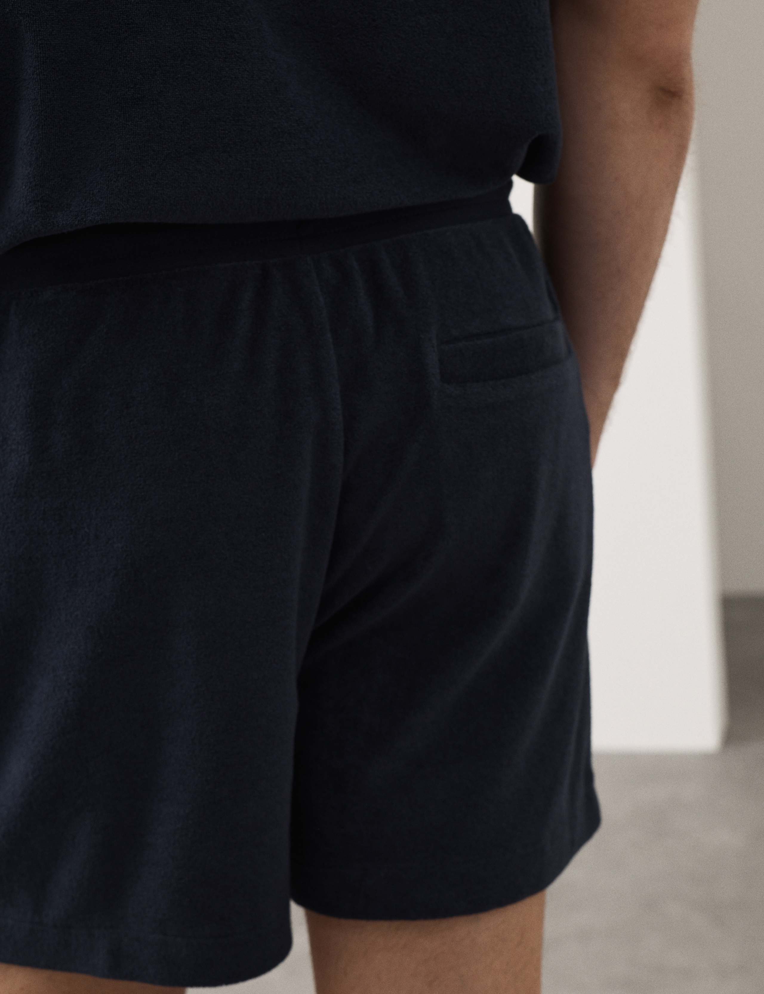 Cotton Rich Terry Towelling Shorts 3 of 6