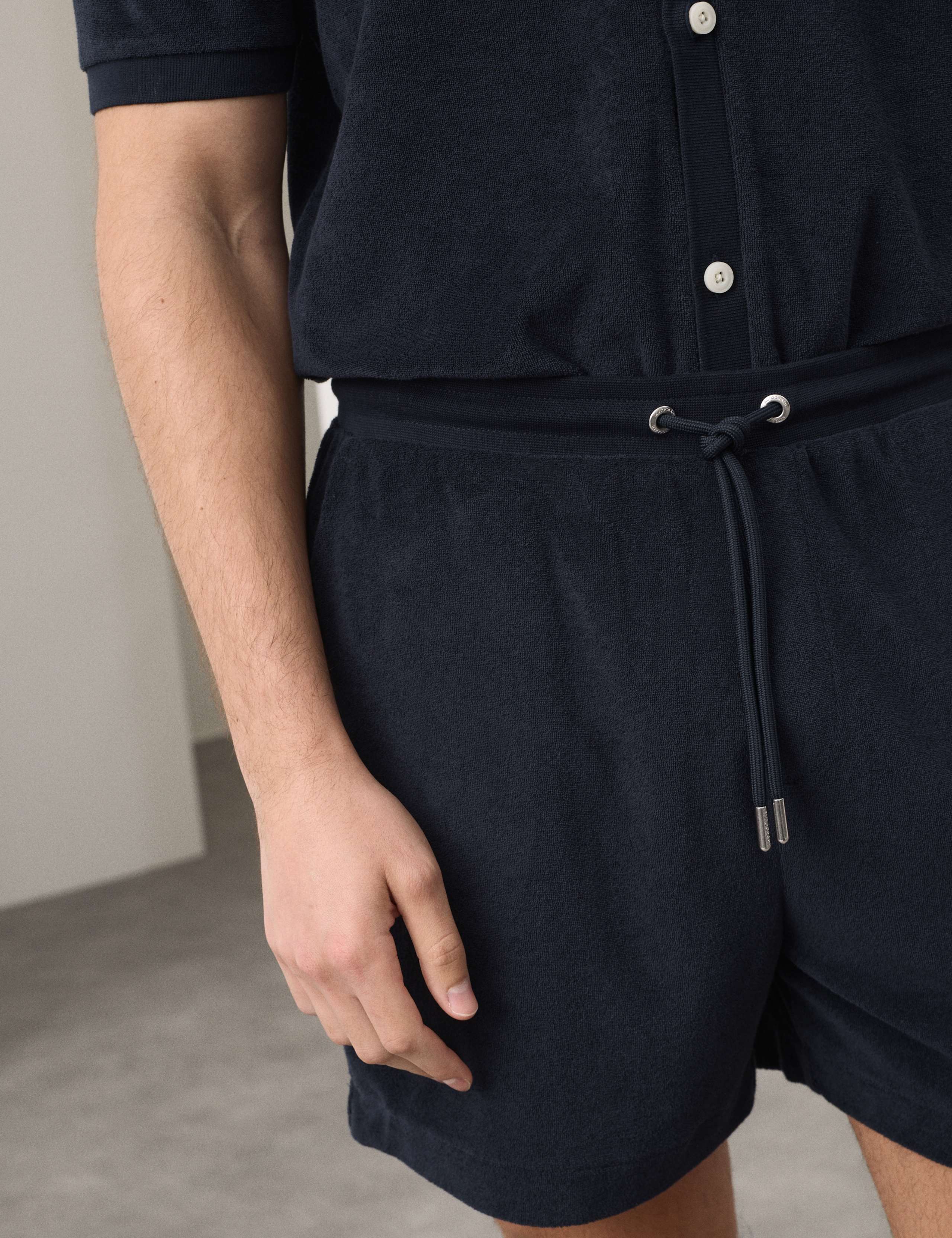 Cotton Rich Terry Towelling Shorts 4 of 6