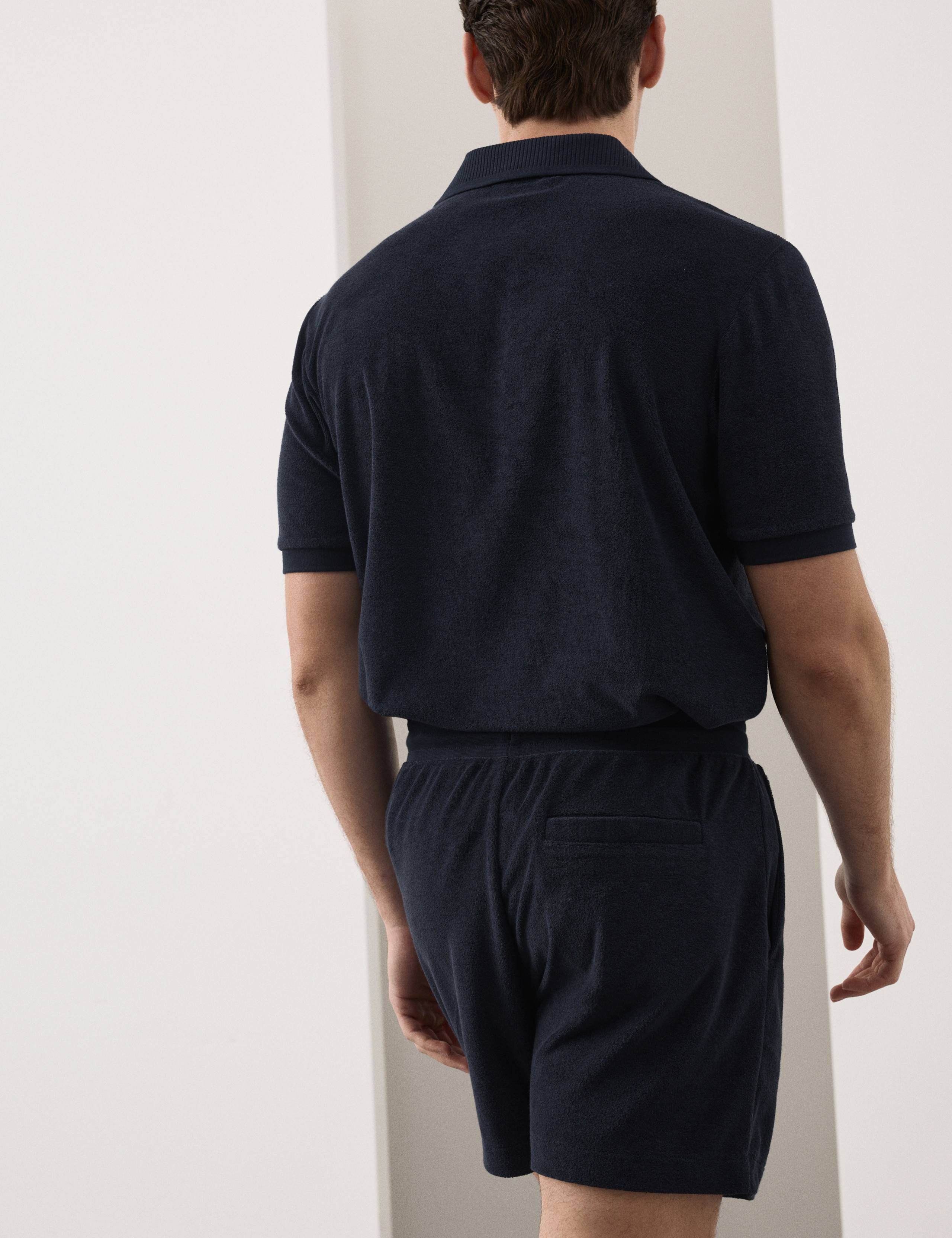 Cotton Rich Terry Towelling Shorts 5 of 6