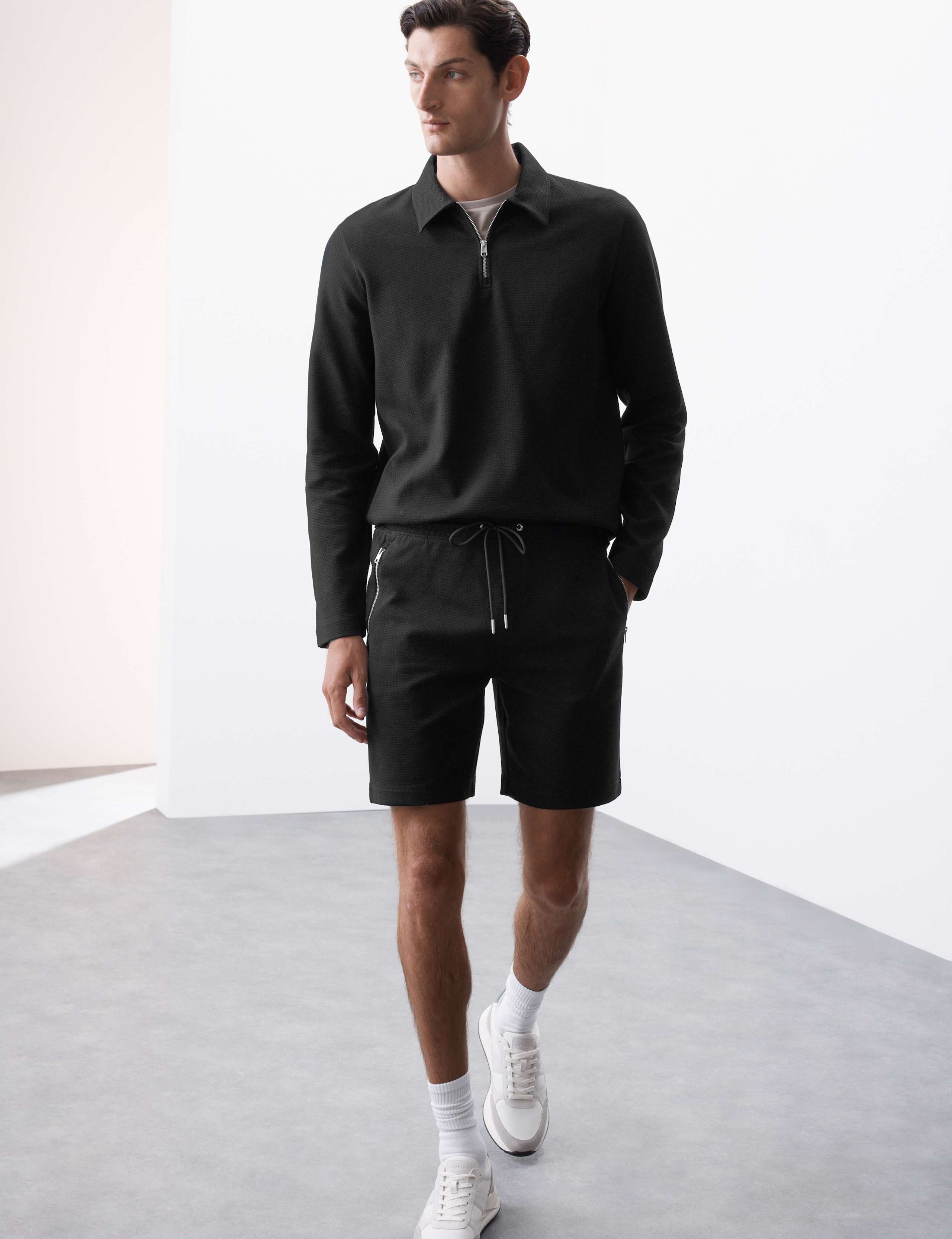 Short En Velours Côtelé Pour Homme Mokaloha - Taille élastique à Cordon - Coupe Décontractée été Plage