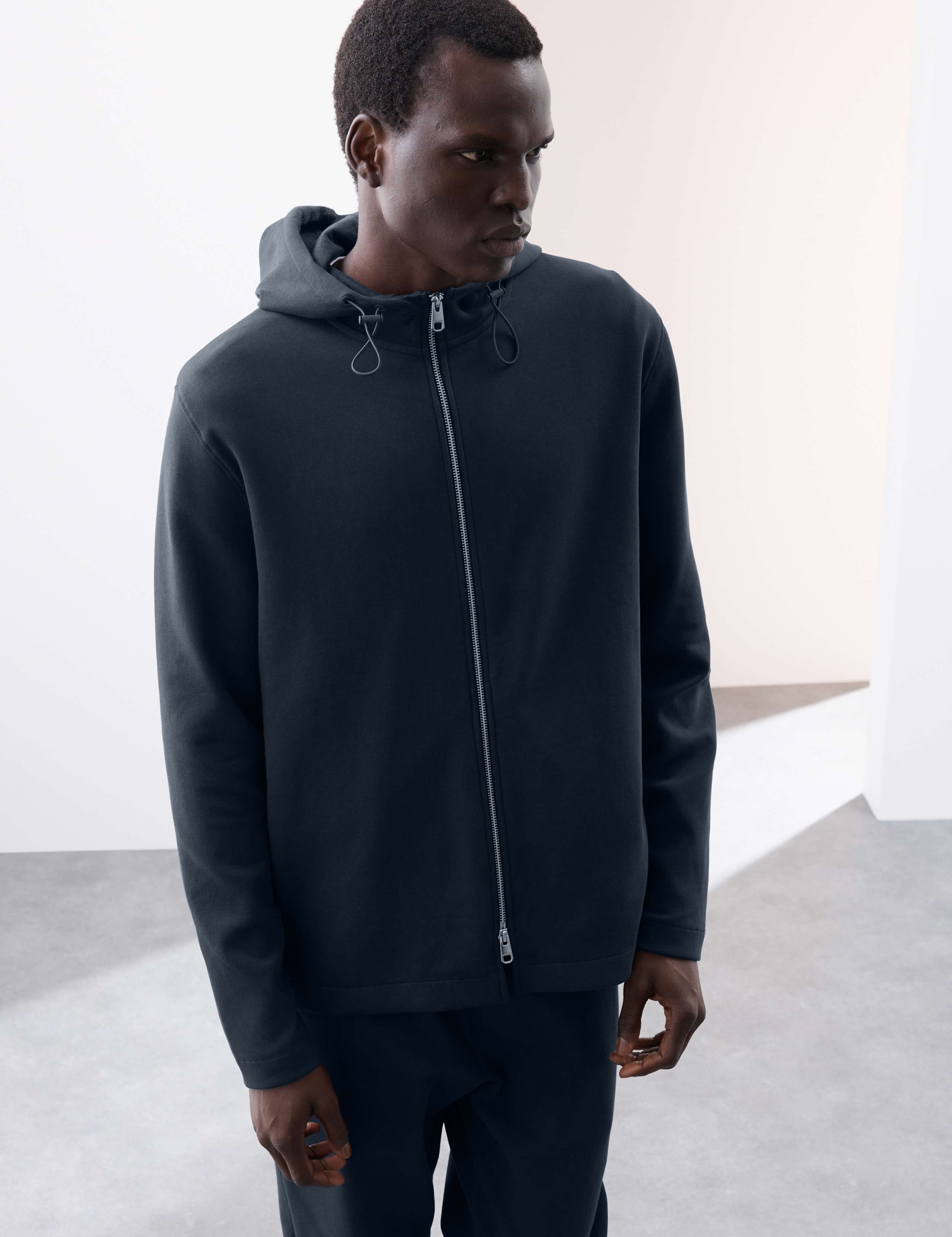 Cotton Rich Zip Up Hoodie 3 of 8