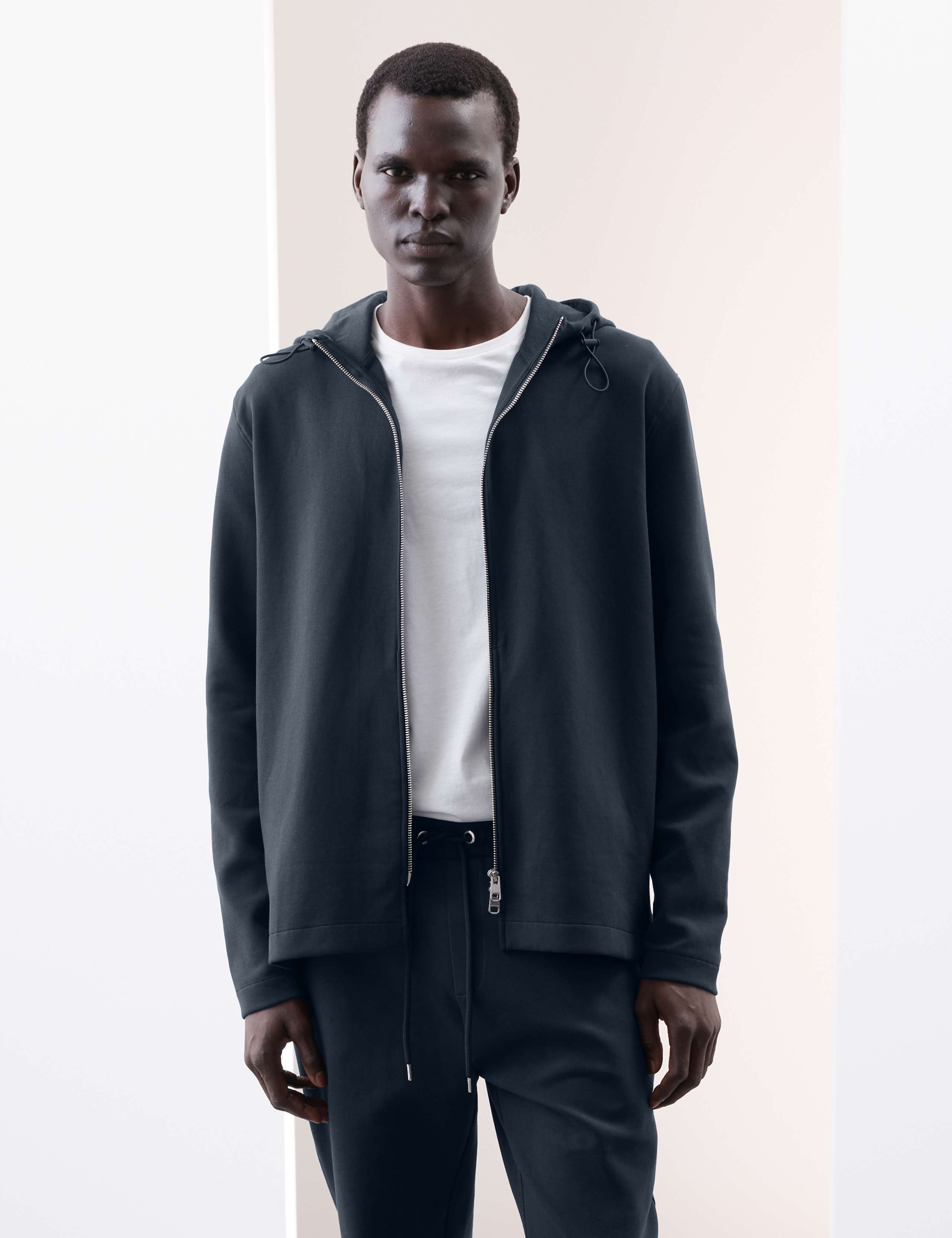 Cotton Rich Zip Up Hoodie 5 of 8