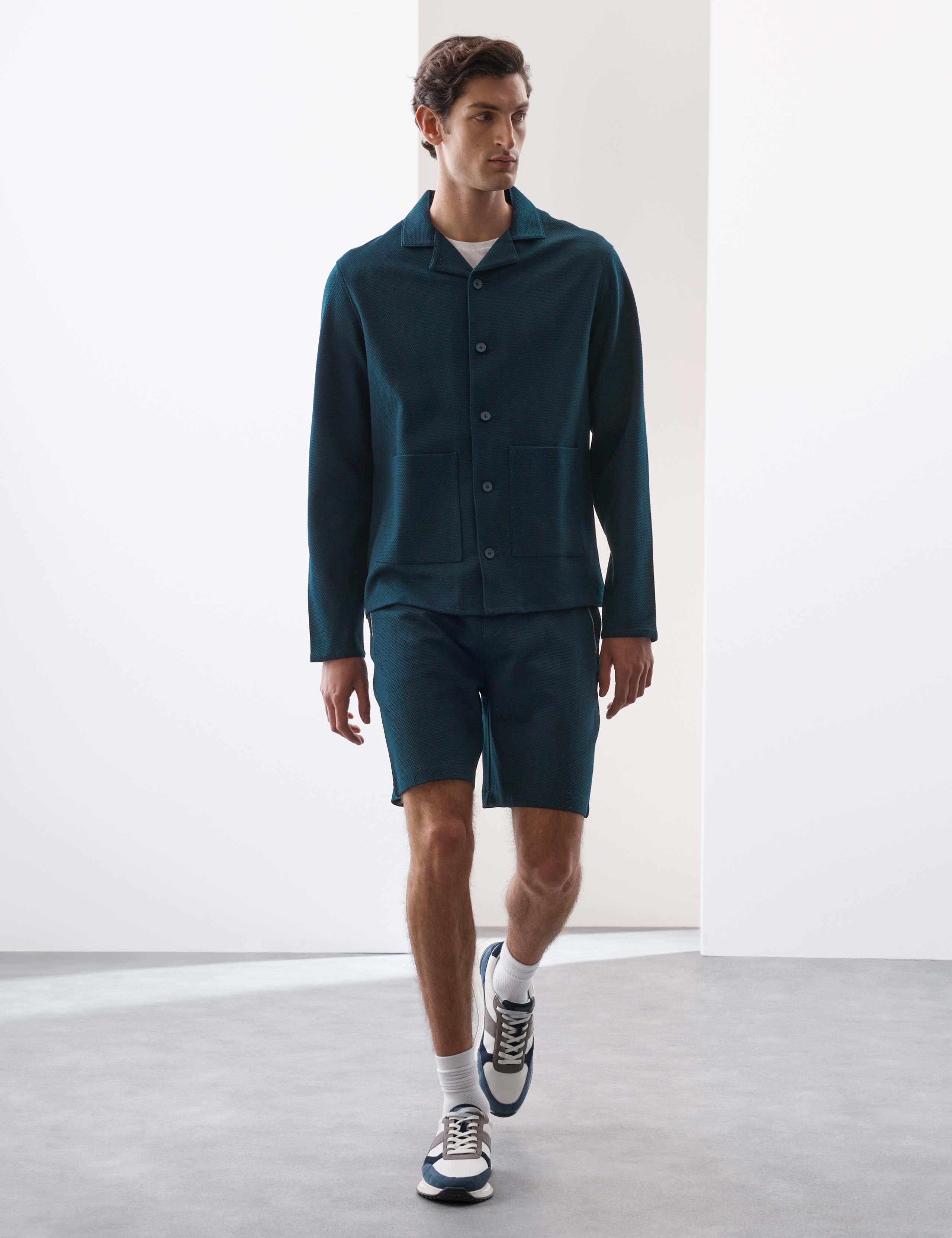 Pure Cotton Waffle Overshirt 3 of 8