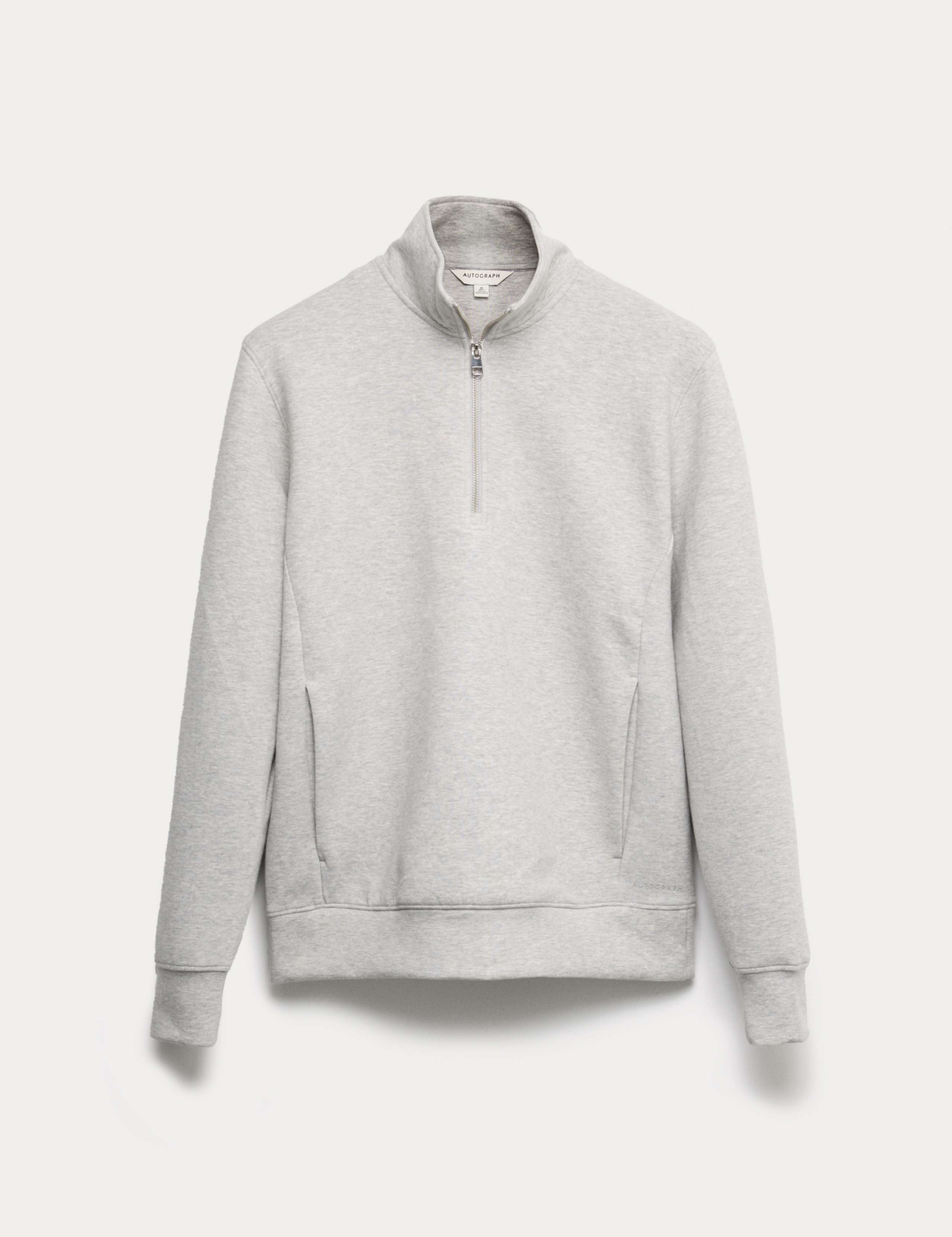 Cotton Rich Half Zip Sweatshirt 2 of 7