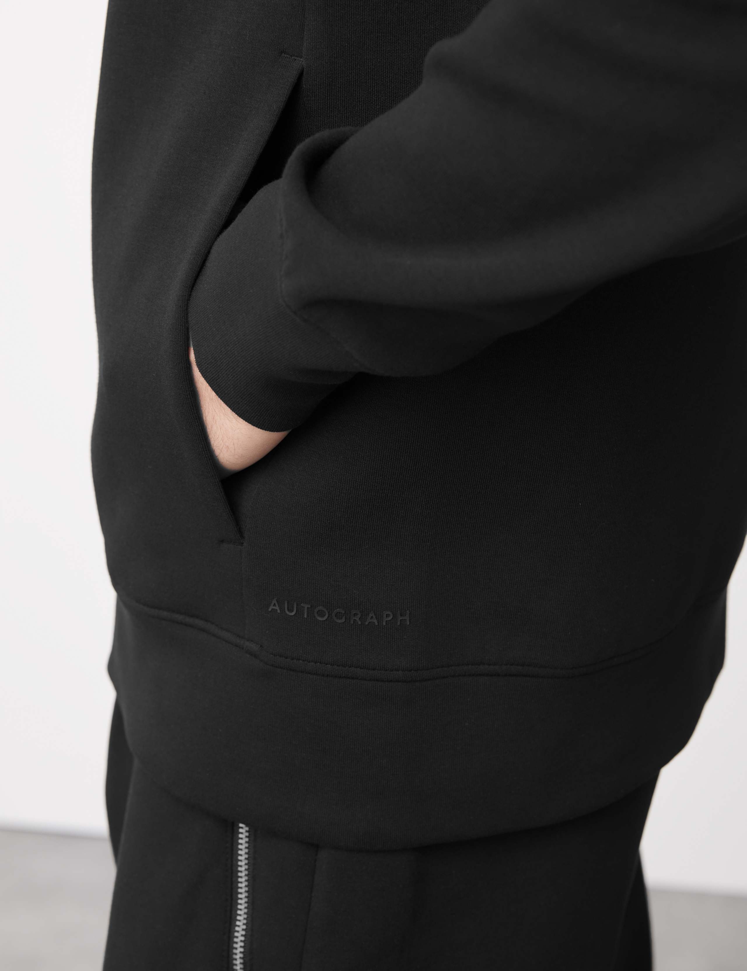 Cotton Rich Zip Up Funnel Neck Jacket 6 of 7