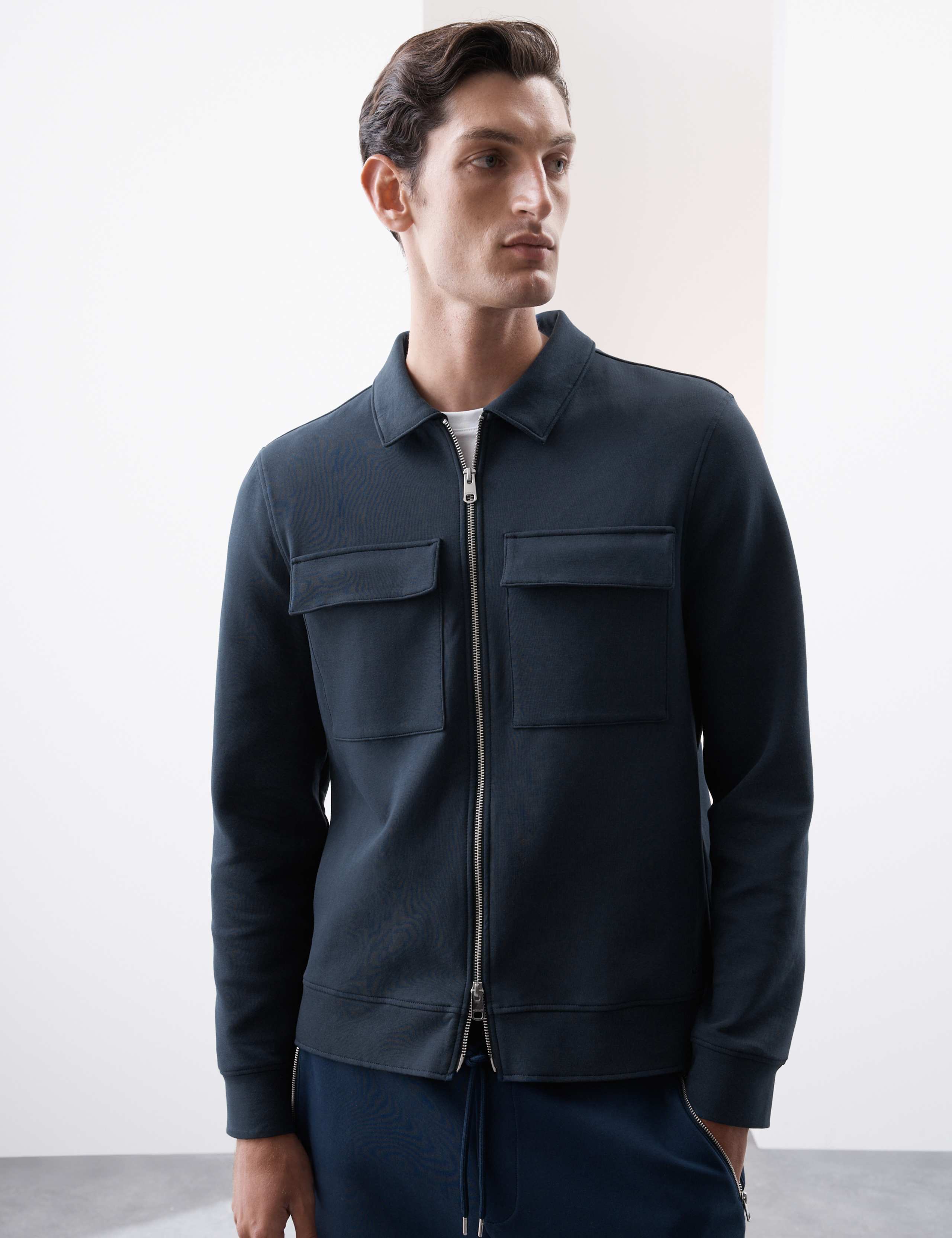 Cotton Rich Zip Jacket 5 of 8