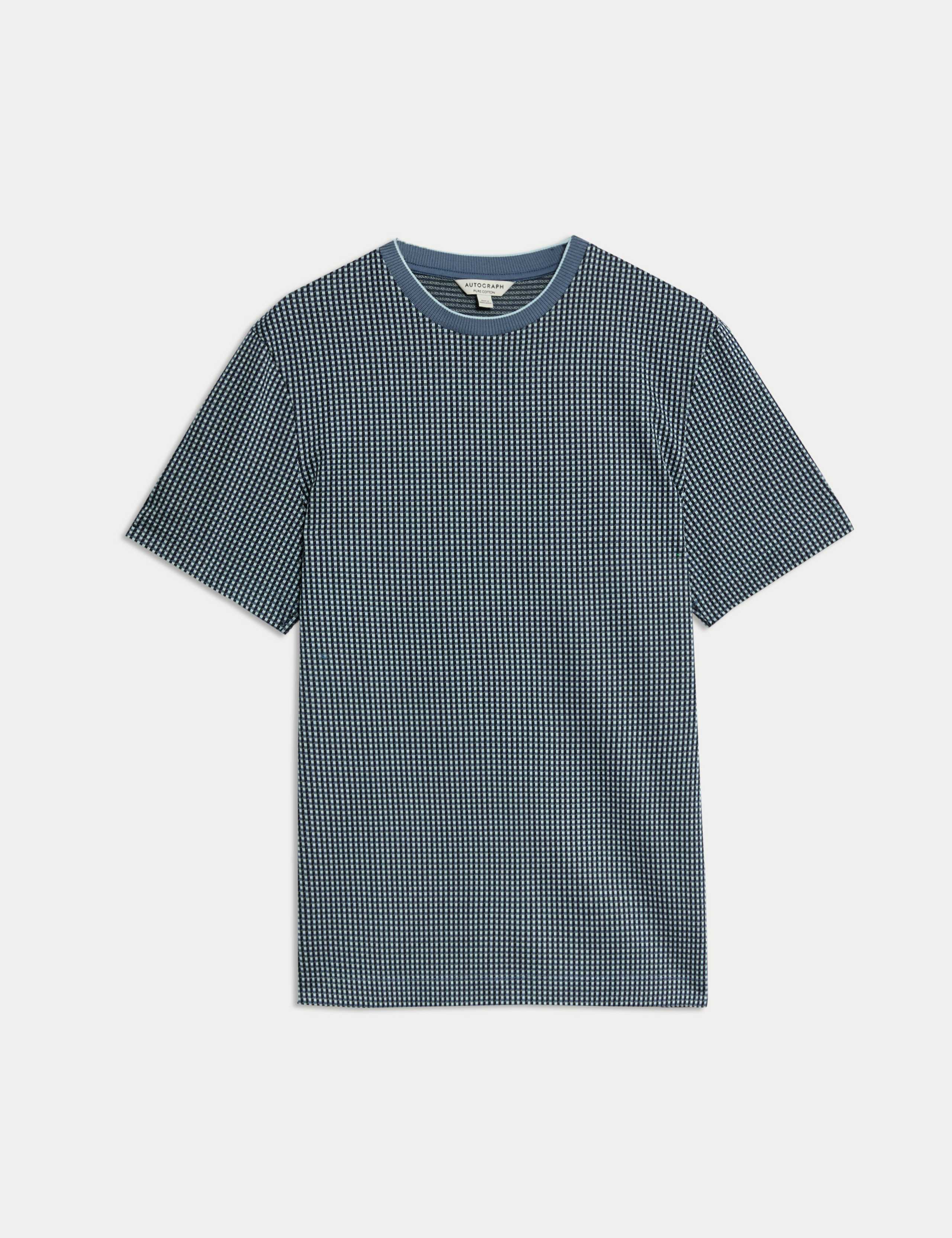 Pure Cotton Jacquard T-Shirt 2 of 6