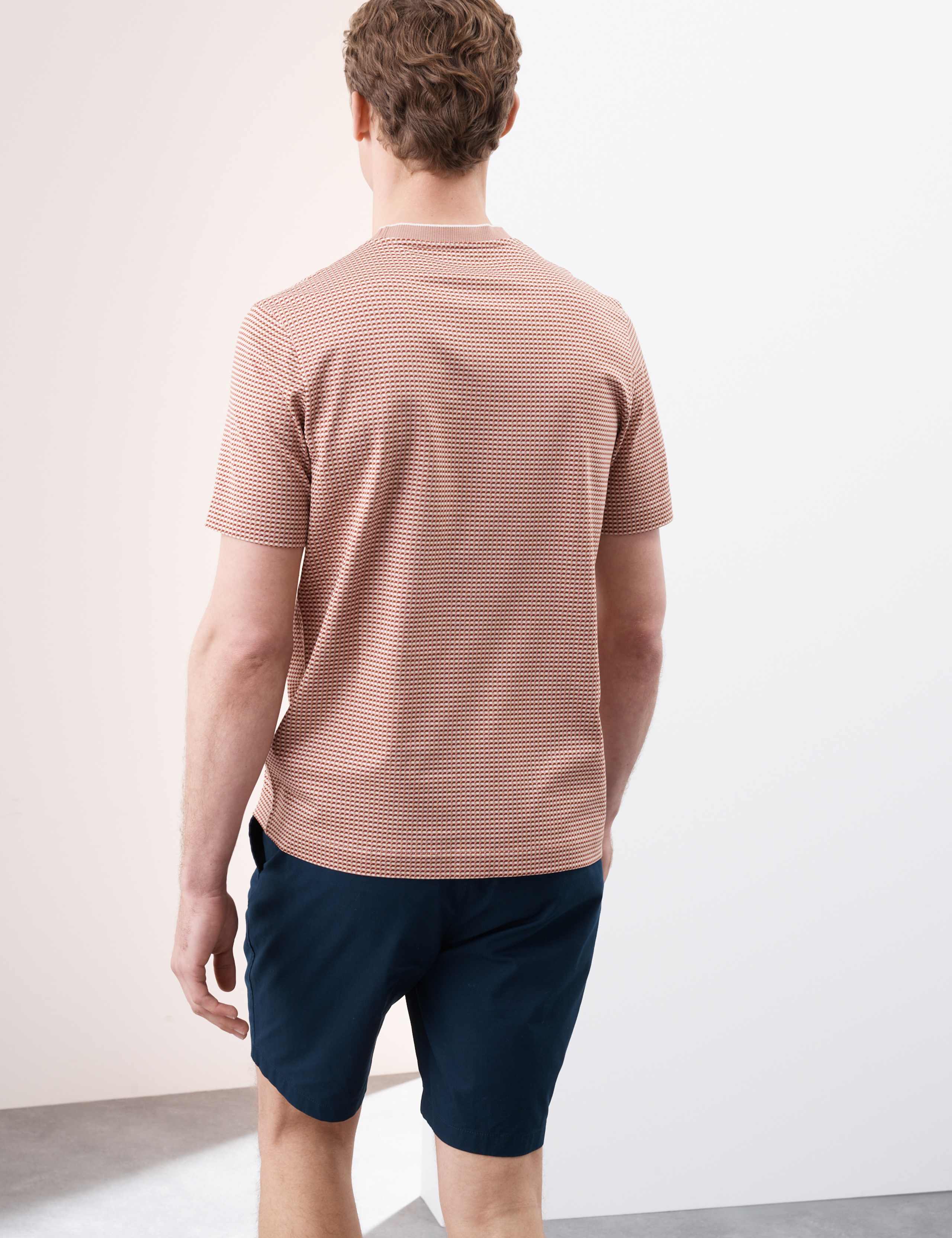 Pure Cotton Jacquard T-Shirt 5 of 6