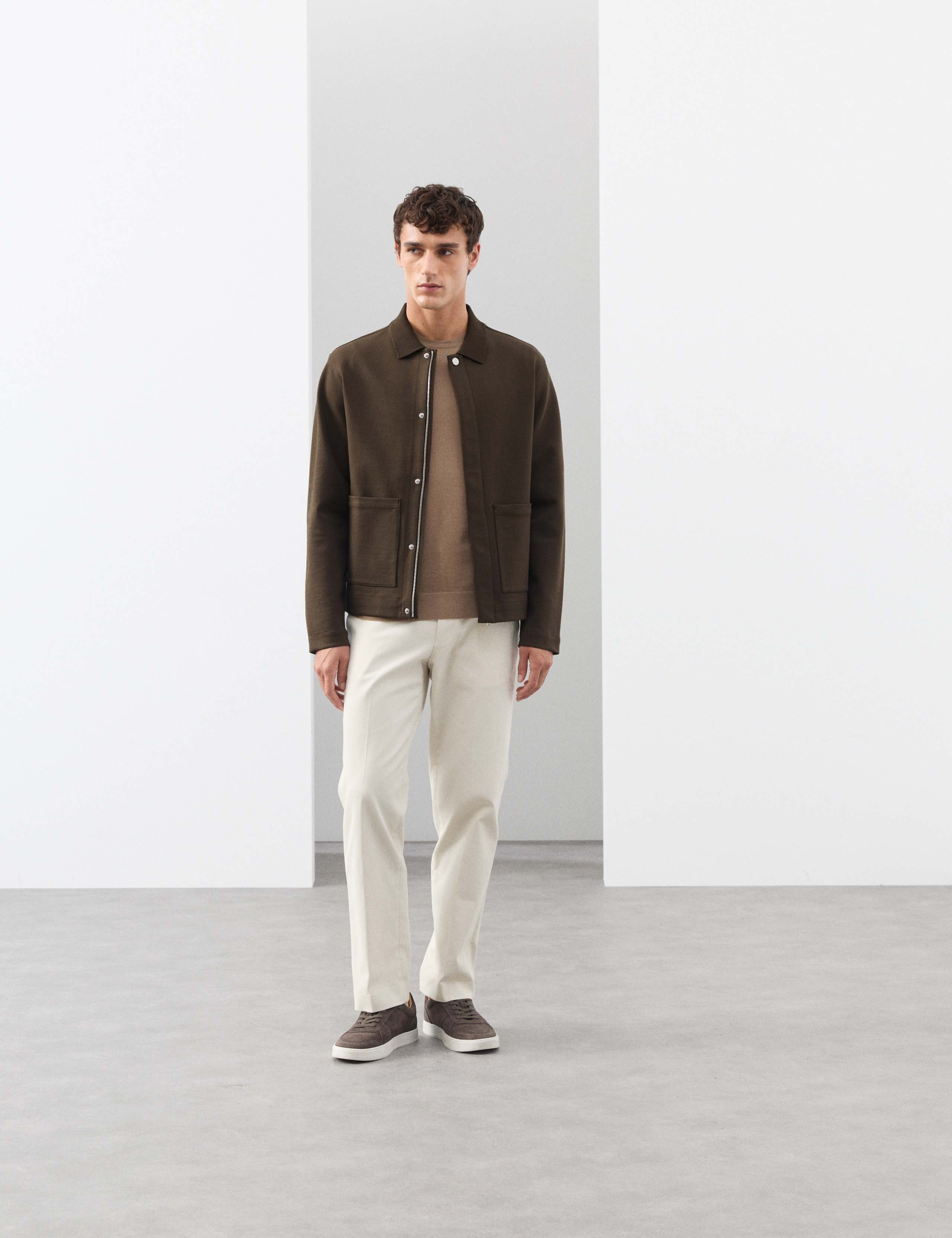 Cotton Rich Zip Up Overshirt 3 of 7