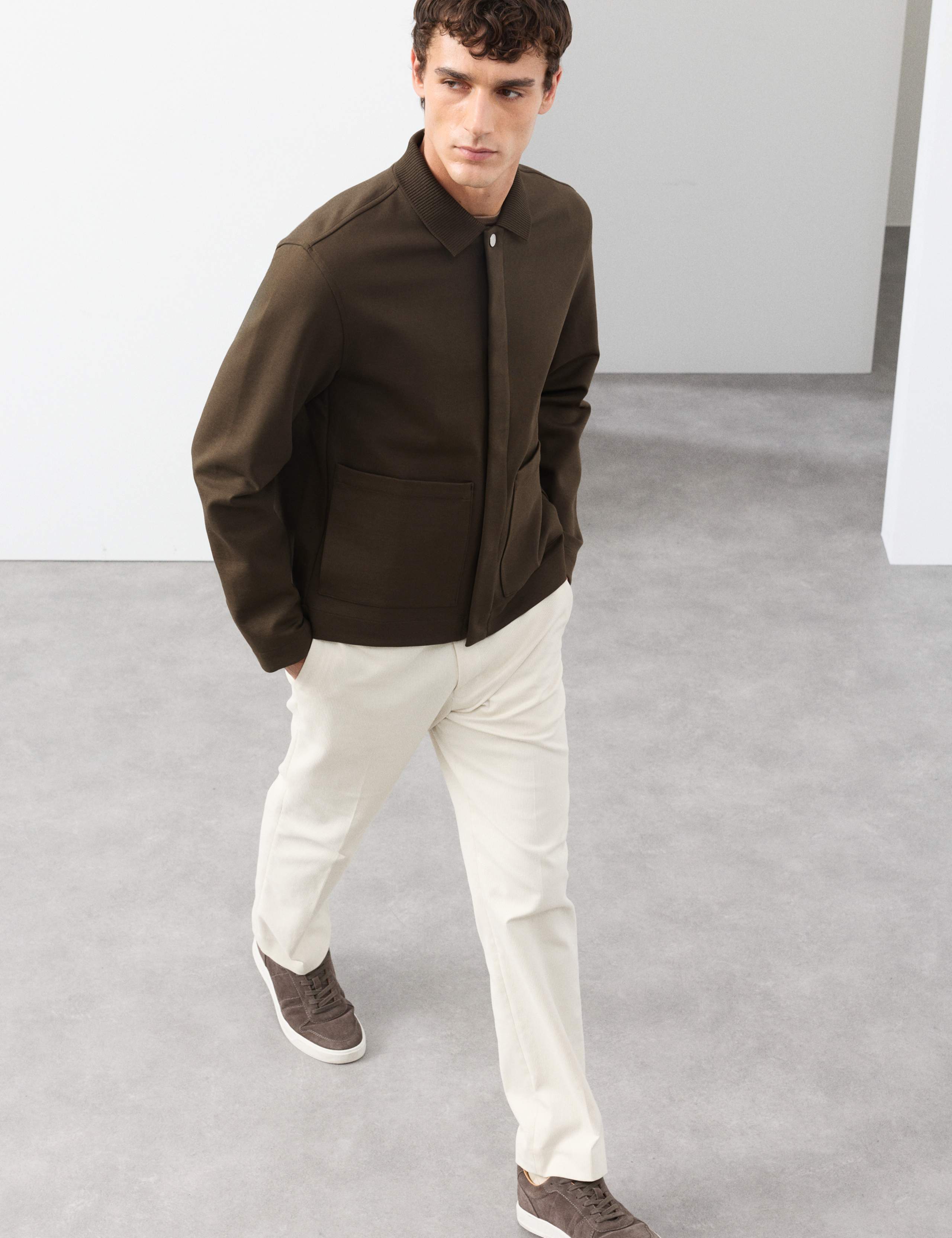 Cotton Rich Zip Up Overshirt 6 of 7