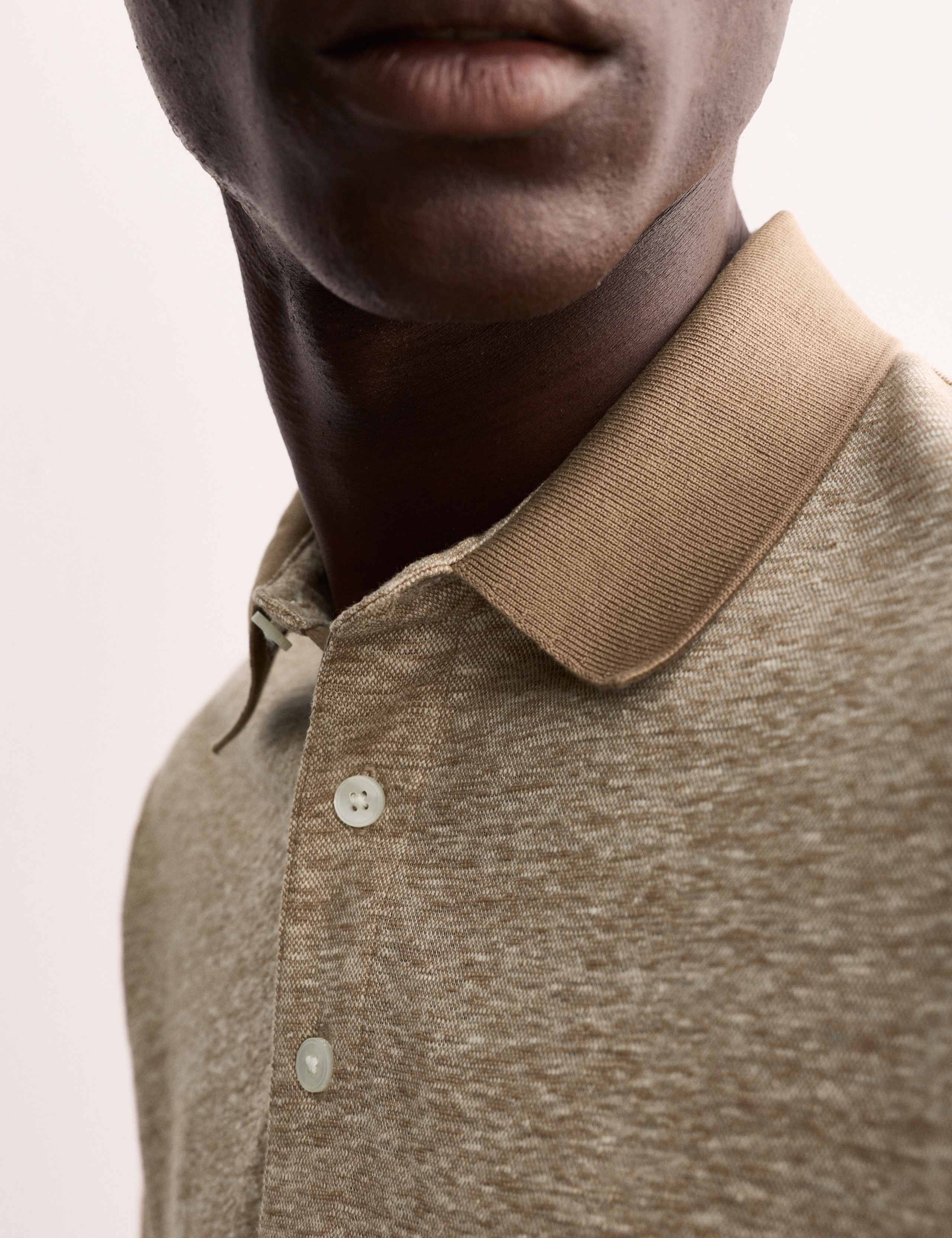 Pure Linen Polo Shirt 3 of 8