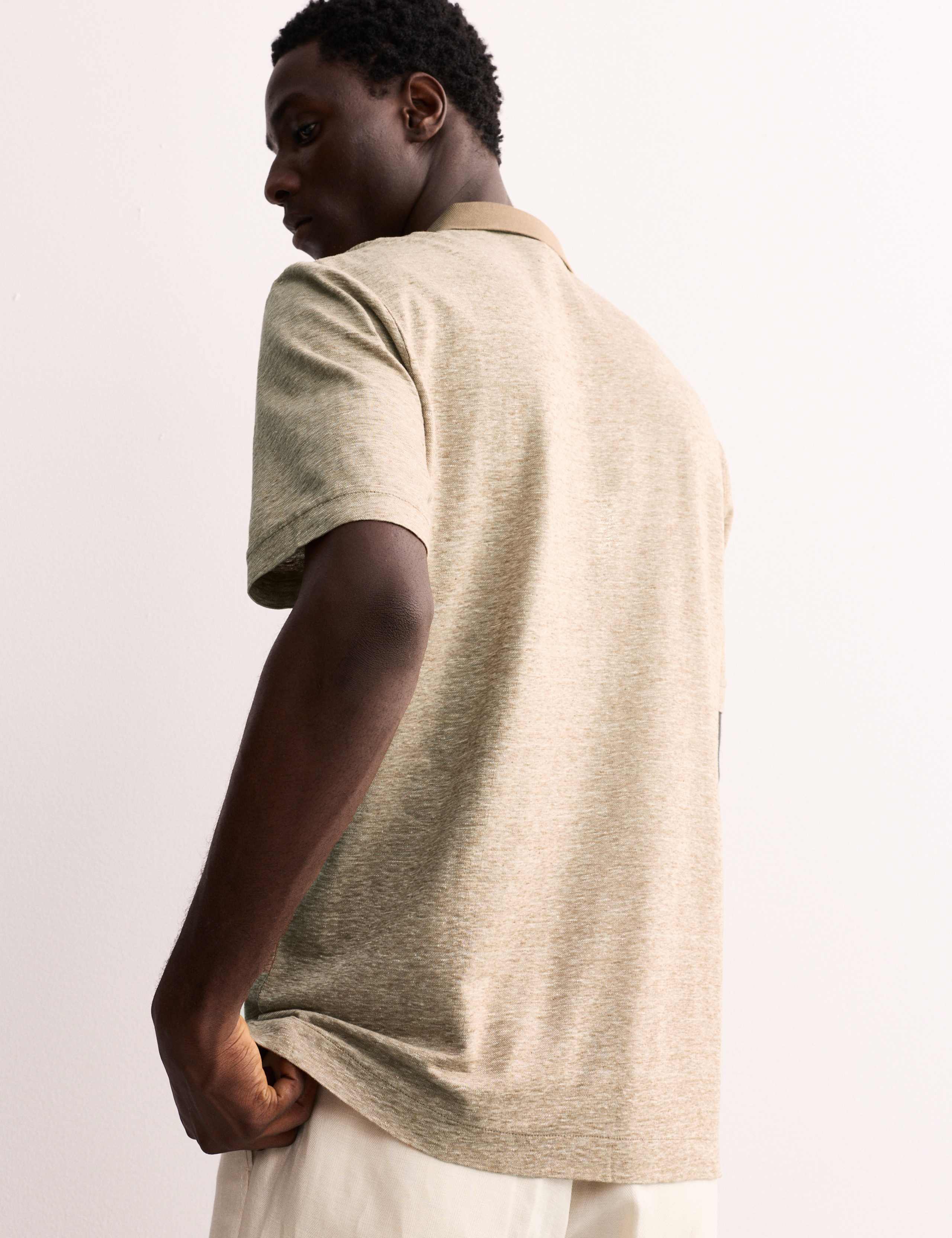 Pure Linen Polo Shirt 4 of 8