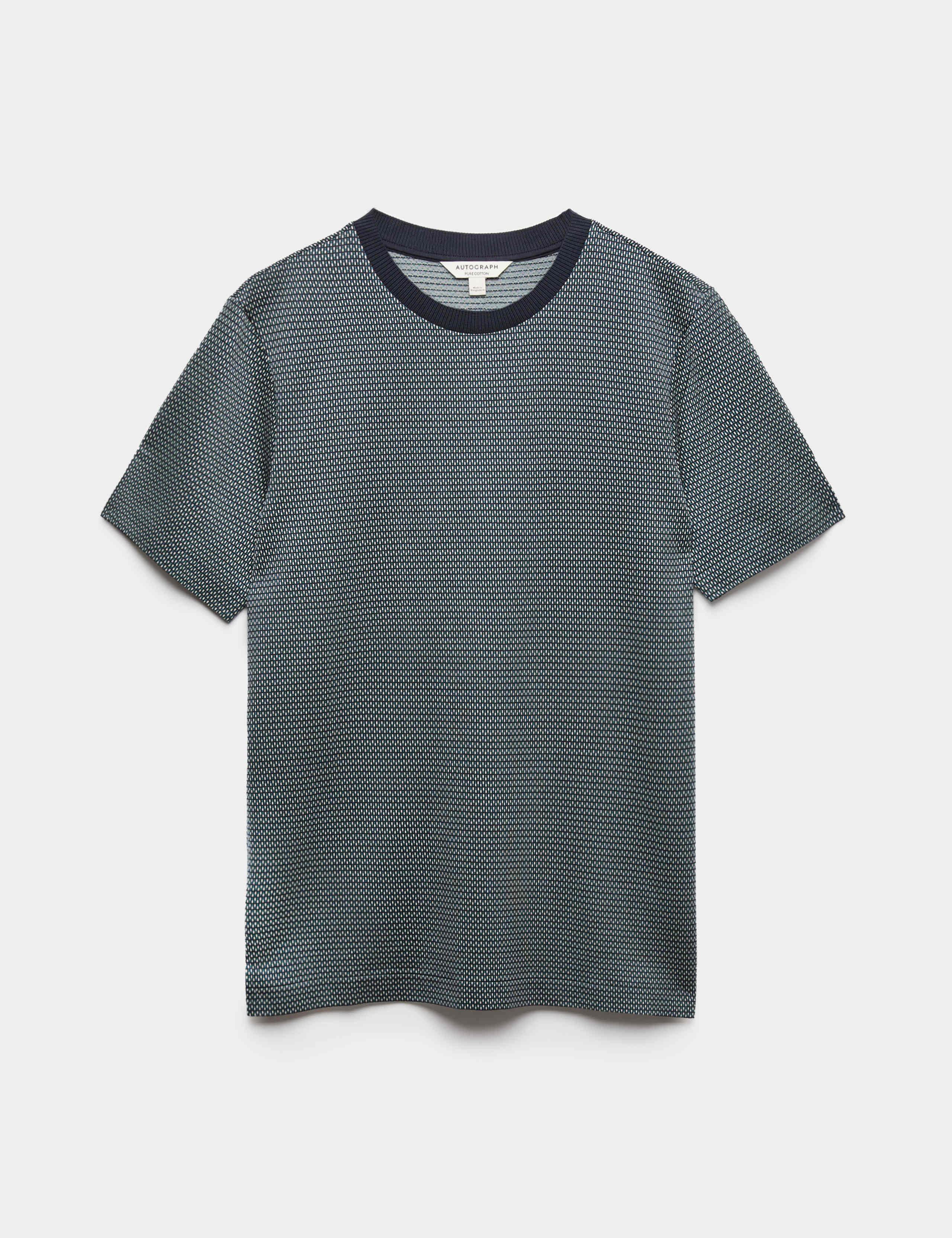 Pure Cotton Jacquard T-Shirt 2 of 5