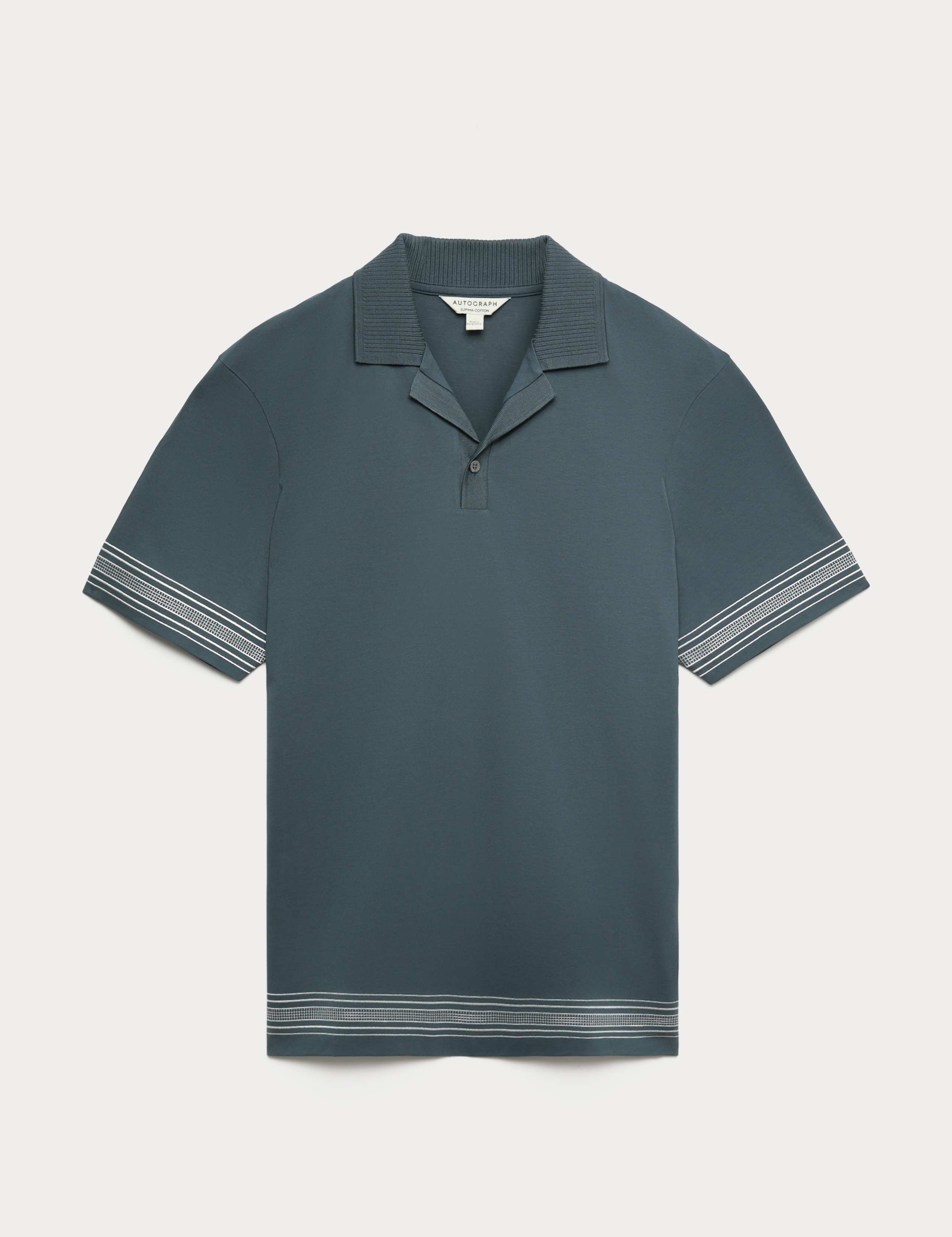Pure Supima® Cotton Embroidered Polo Shirt 1 of 1
