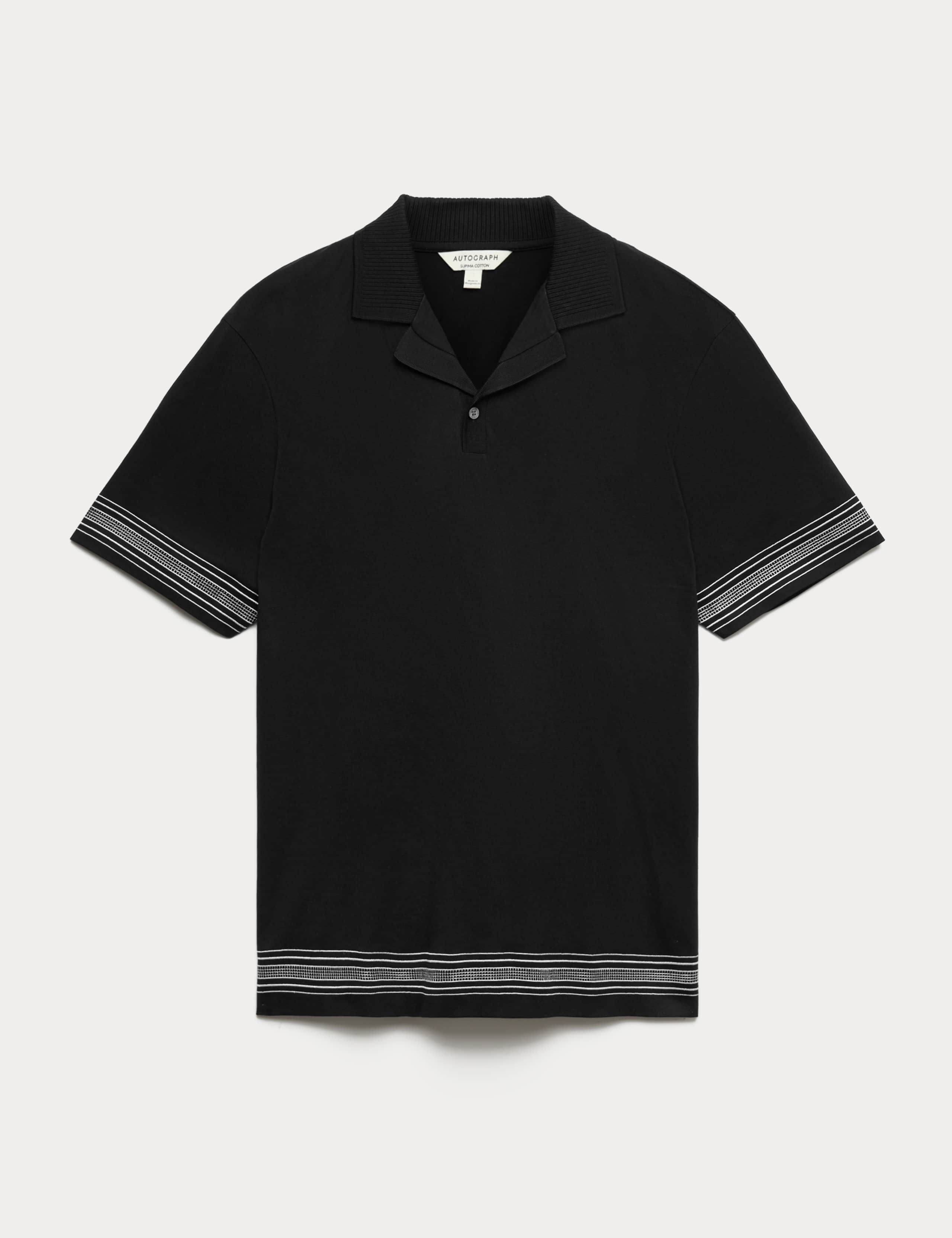 Pure Supima® Cotton Embroidered Polo Shirt 2 of 5