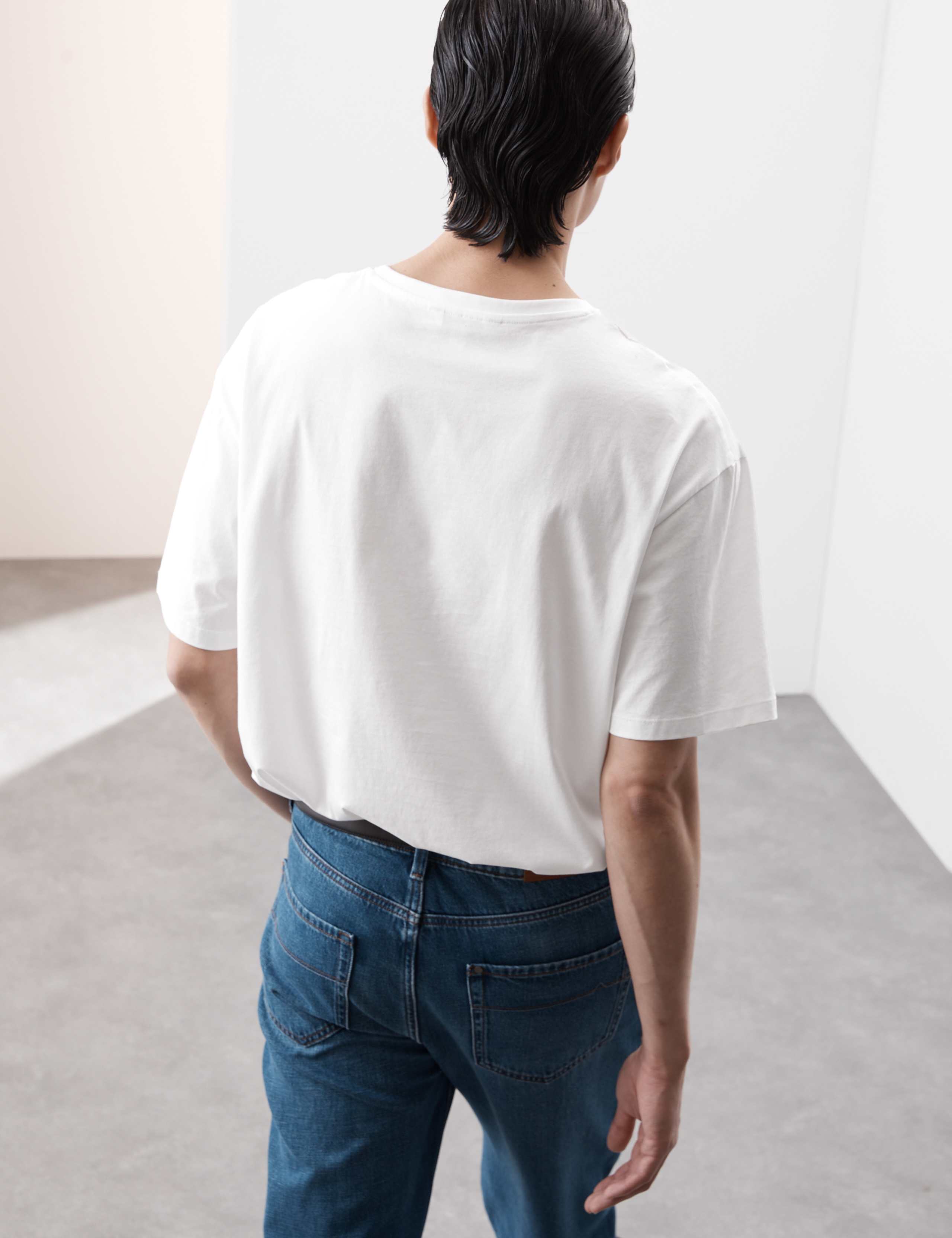 Pure Supima® Cotton Oversized T-Shirt 4 of 7