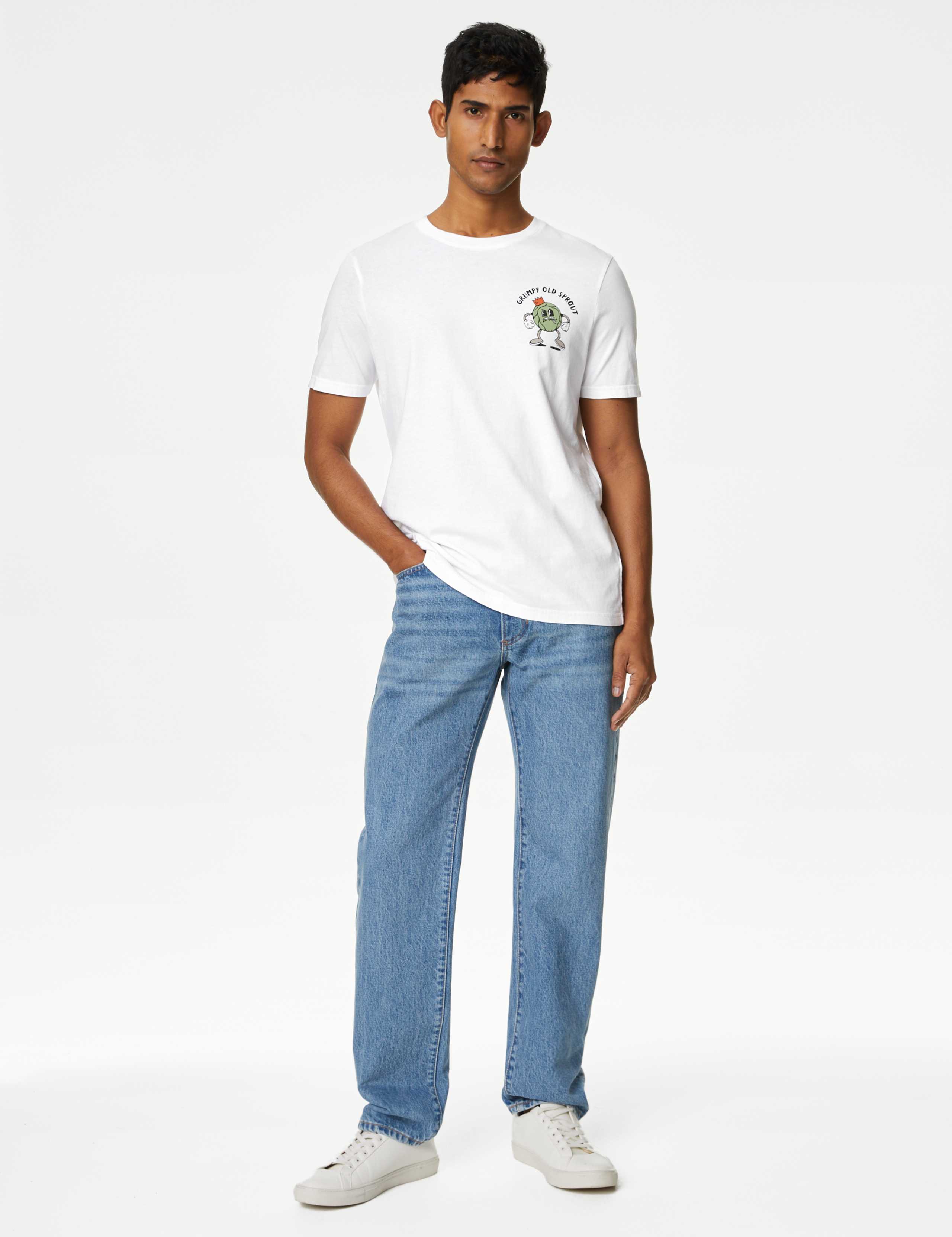 Pure Cotton Sprout Graphic T-Shirt 3 of 5
