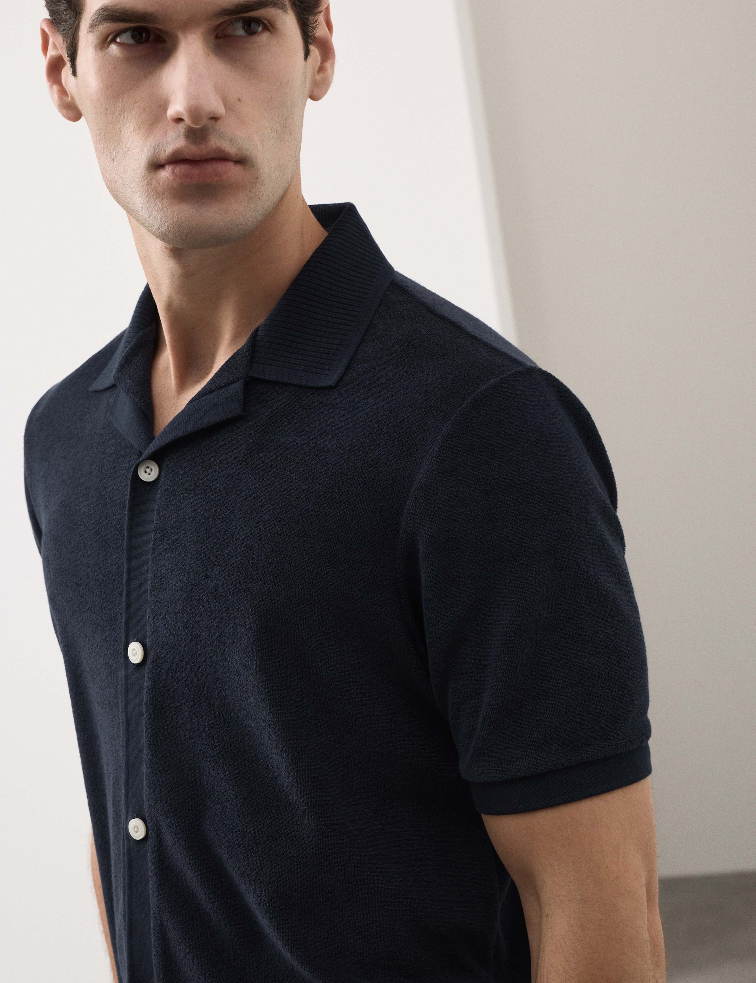 Cotton Rich Towelling shirt 5 of 5