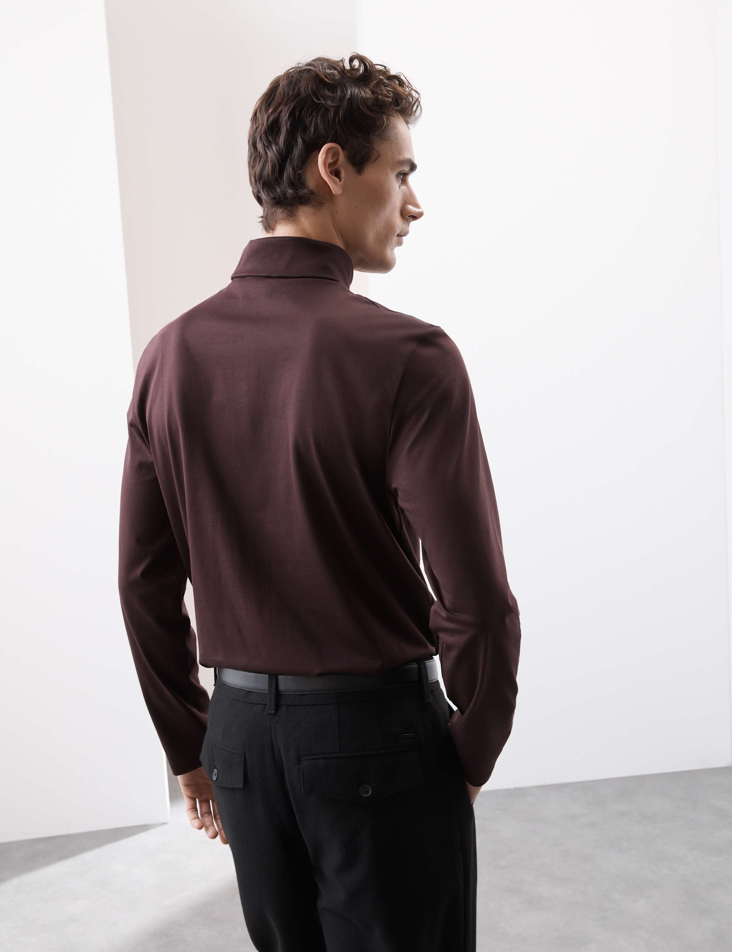 Pure Supima® Cotton Long Sleeve T-Shirt 4 of 6