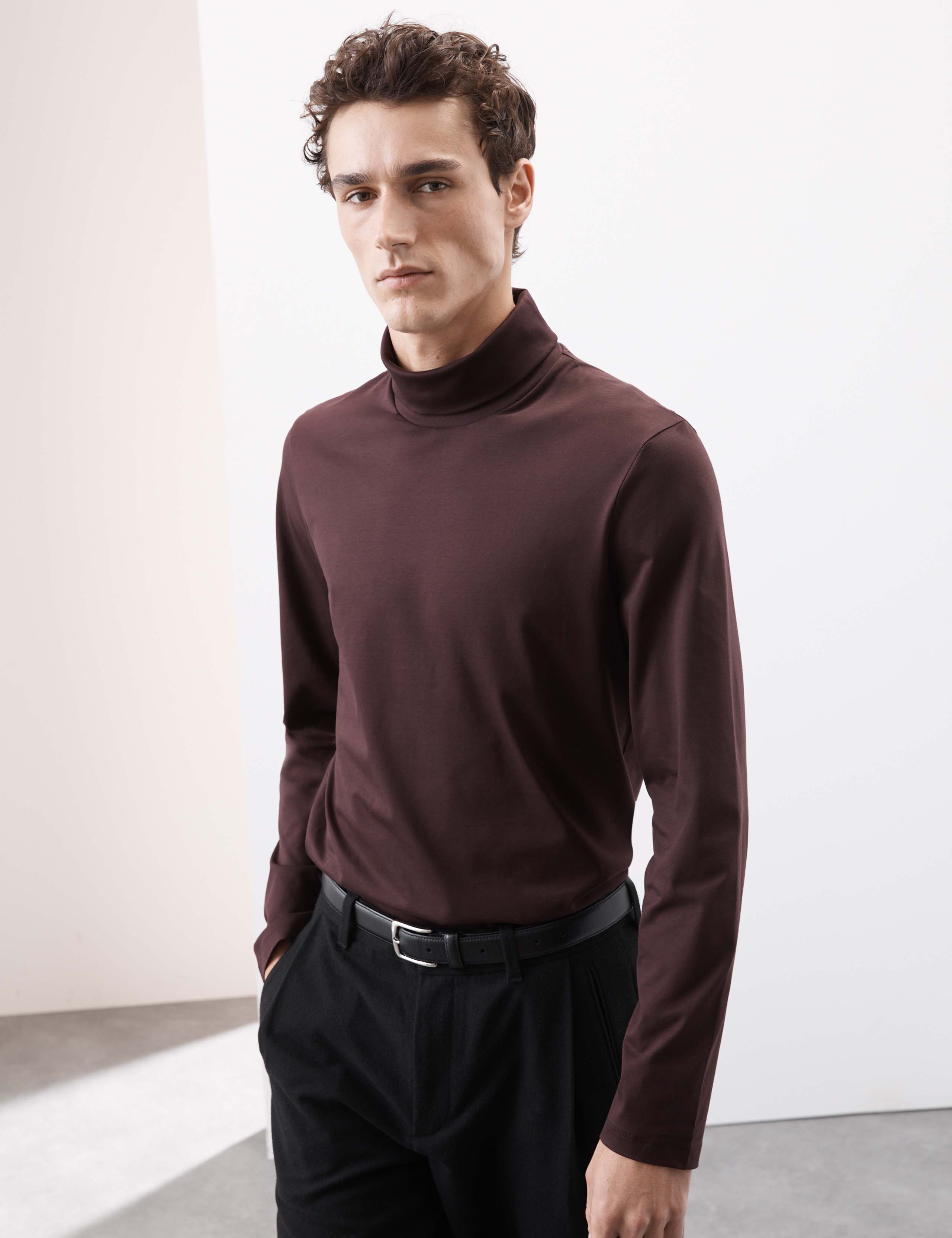 Pure Supima® Cotton Long Sleeve T-Shirt 5 of 6