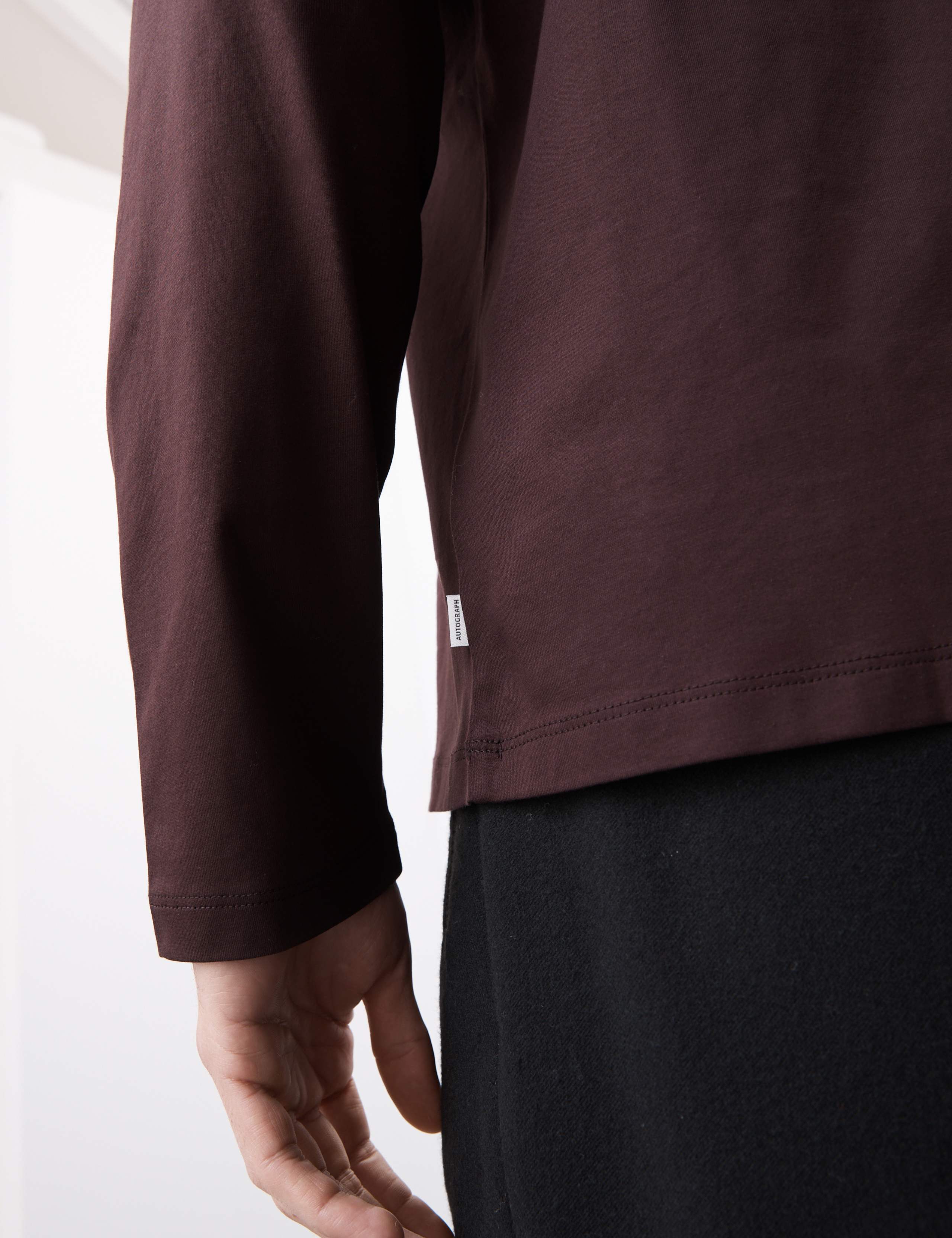 Pure Supima® Cotton Long Sleeve T-Shirt 6 of 6