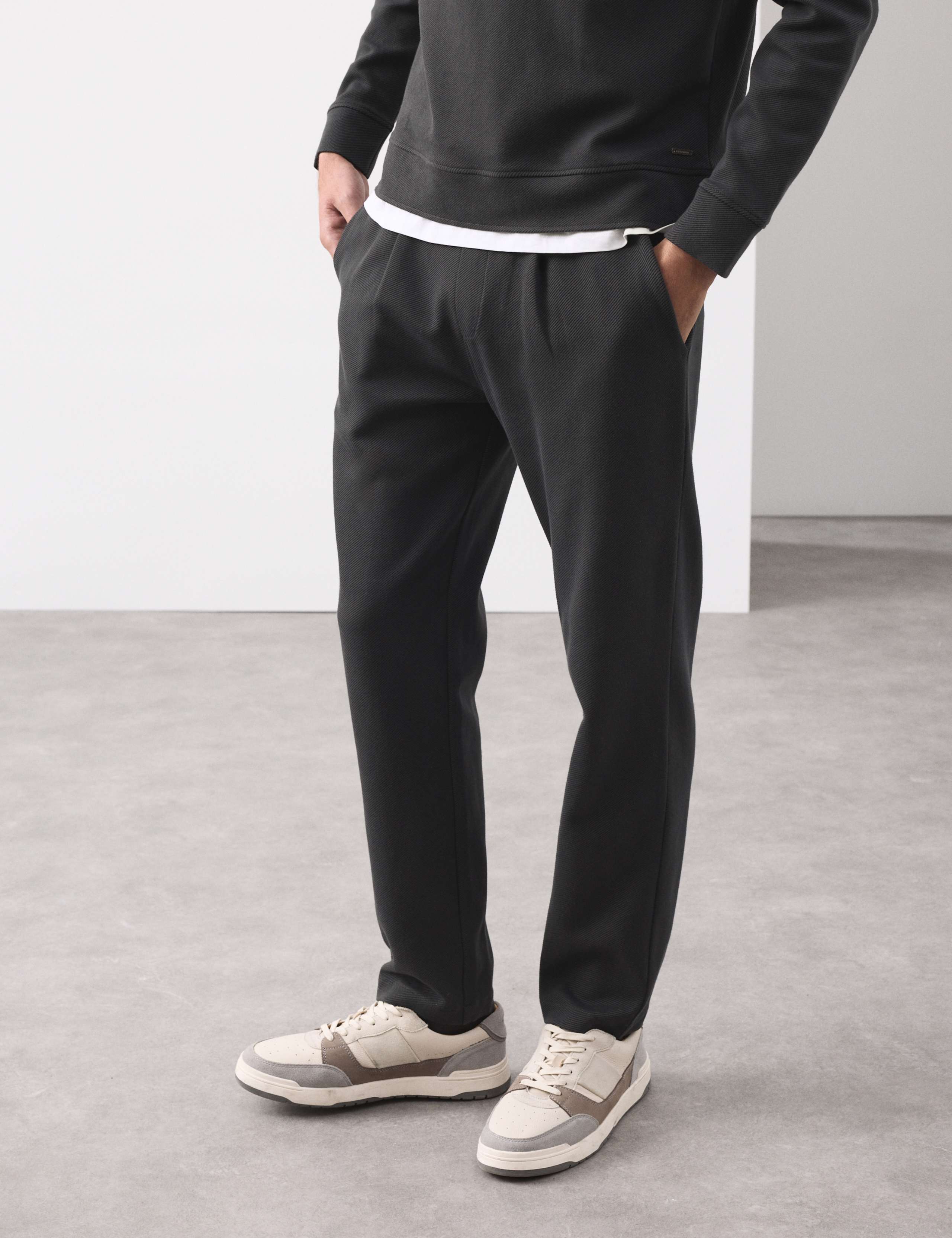 Cotton Rich Twill Joggers 1 of 6