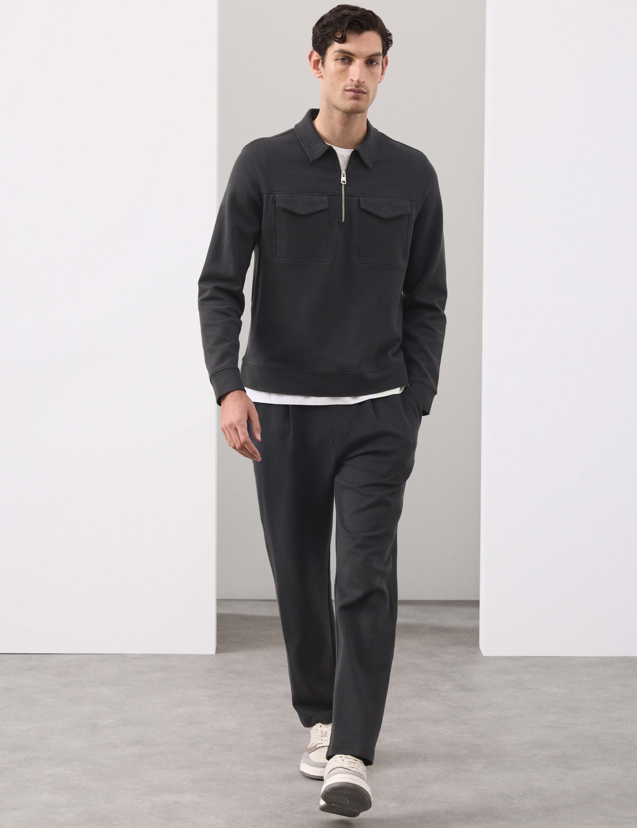 Cotton Rich Twill Joggers 5 of 6