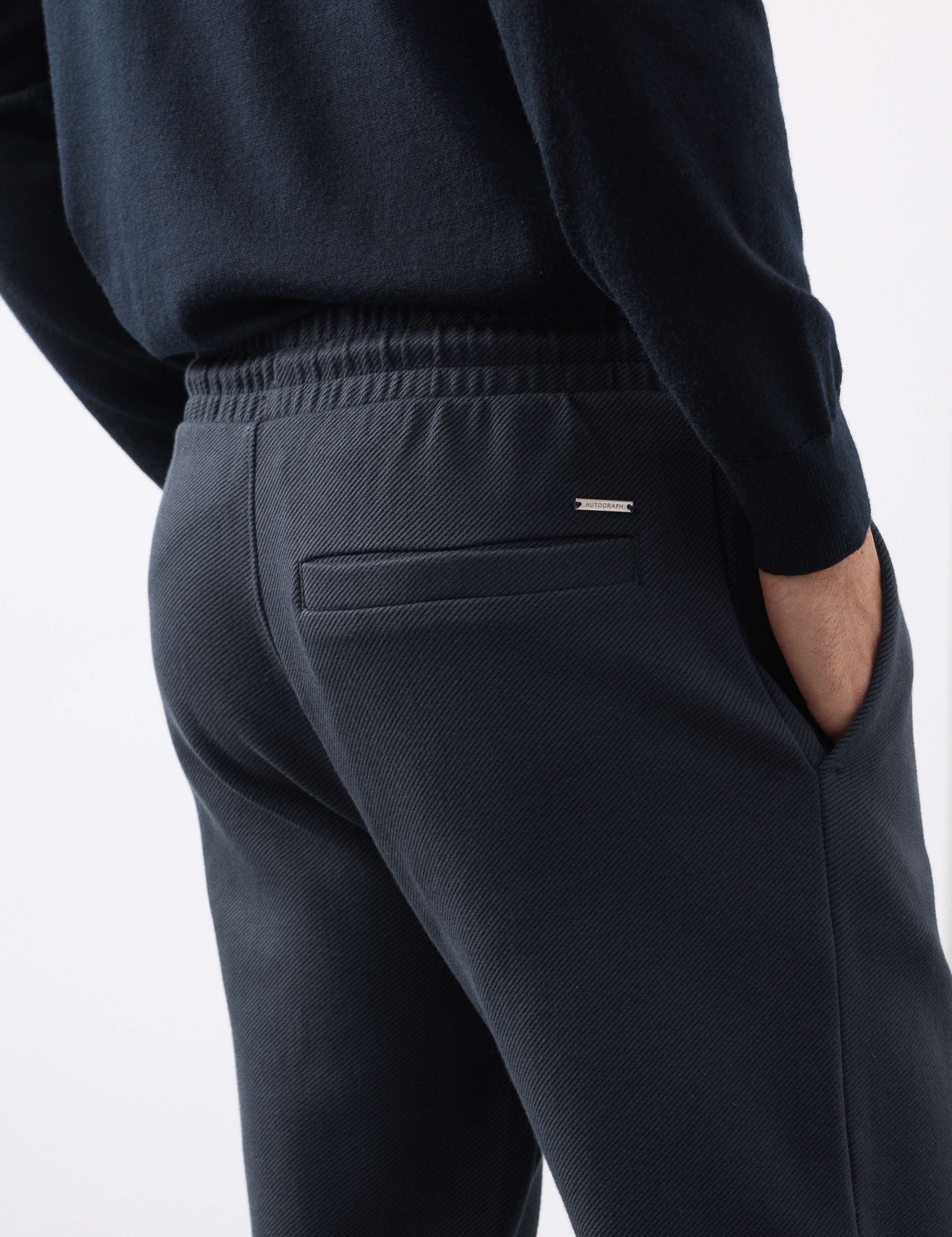 Cotton Rich Twill Joggers 4 of 5