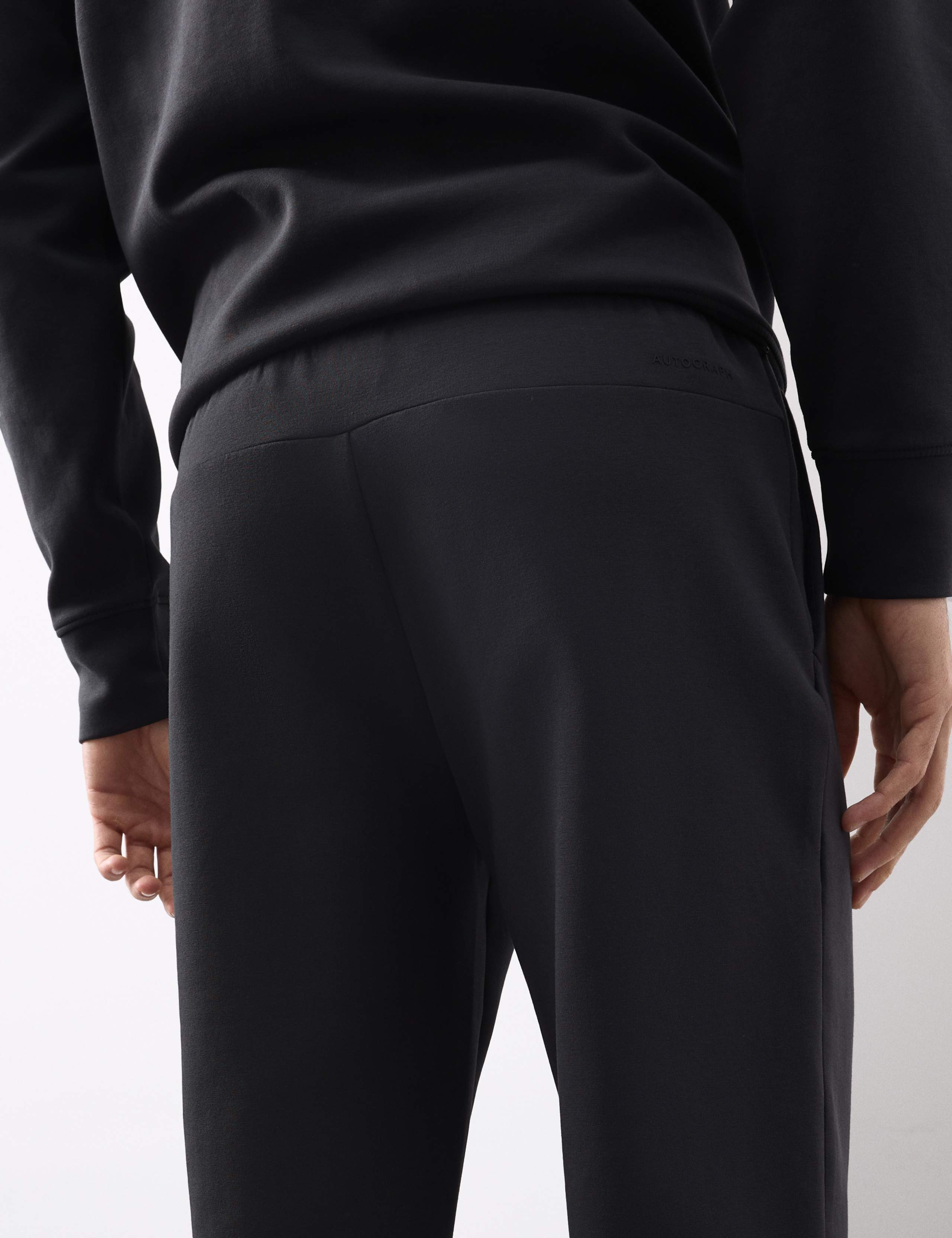 Cotton Rich Pintuck Straight Leg Joggers 6 of 7