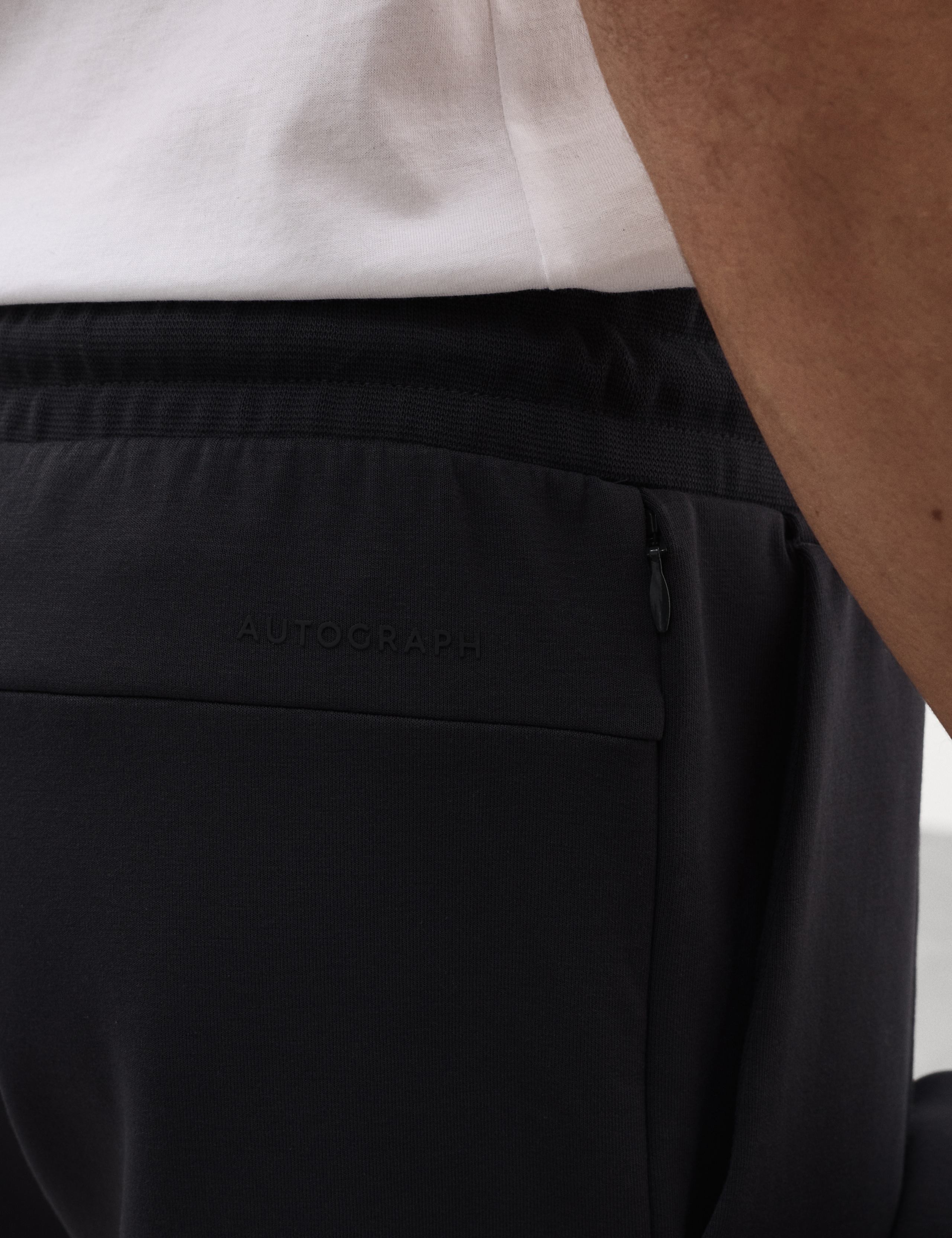 Cotton Rich Pintuck Straight Leg Joggers 7 of 7