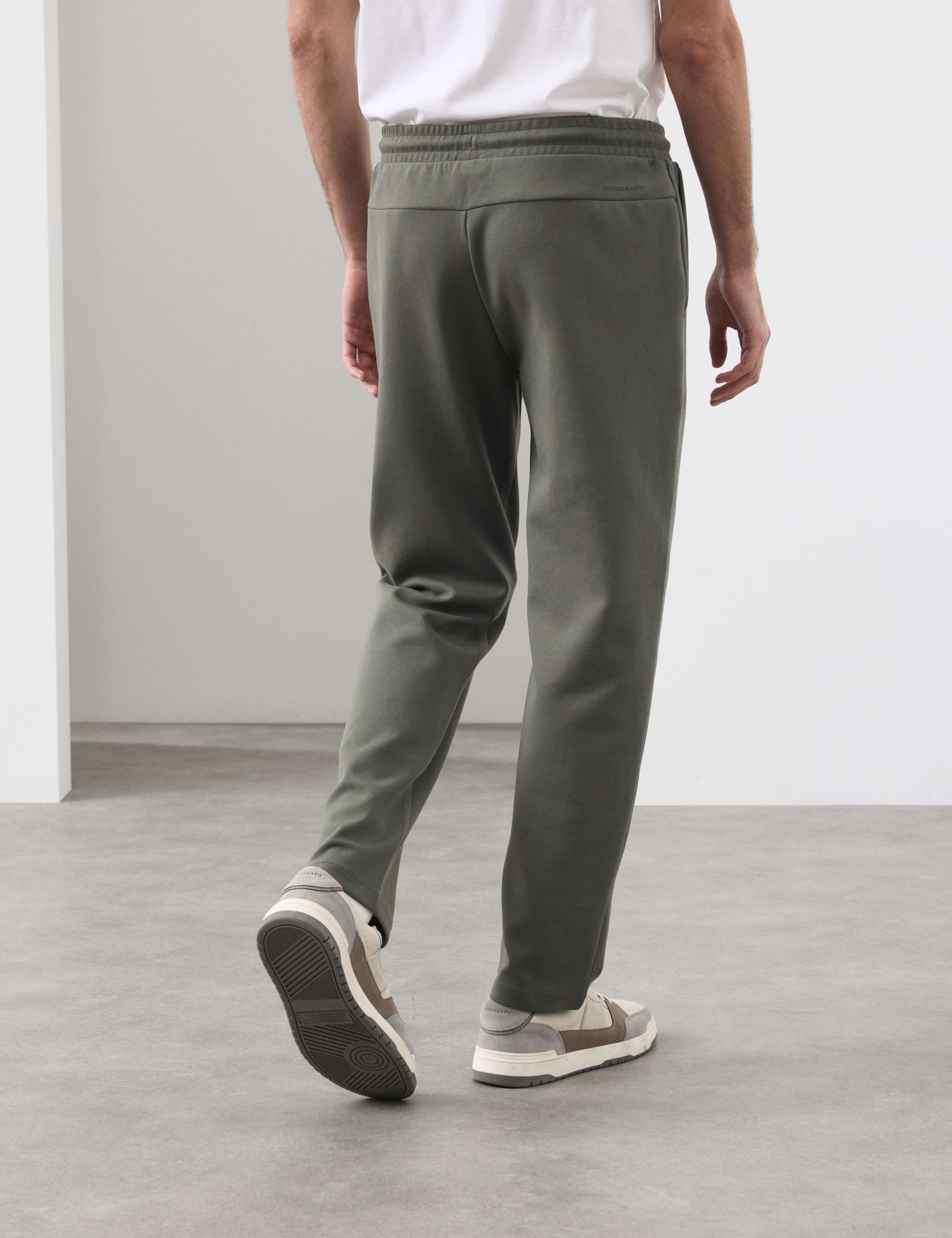 Cotton Rich Pintuck Straight Leg Joggers 7 of 7