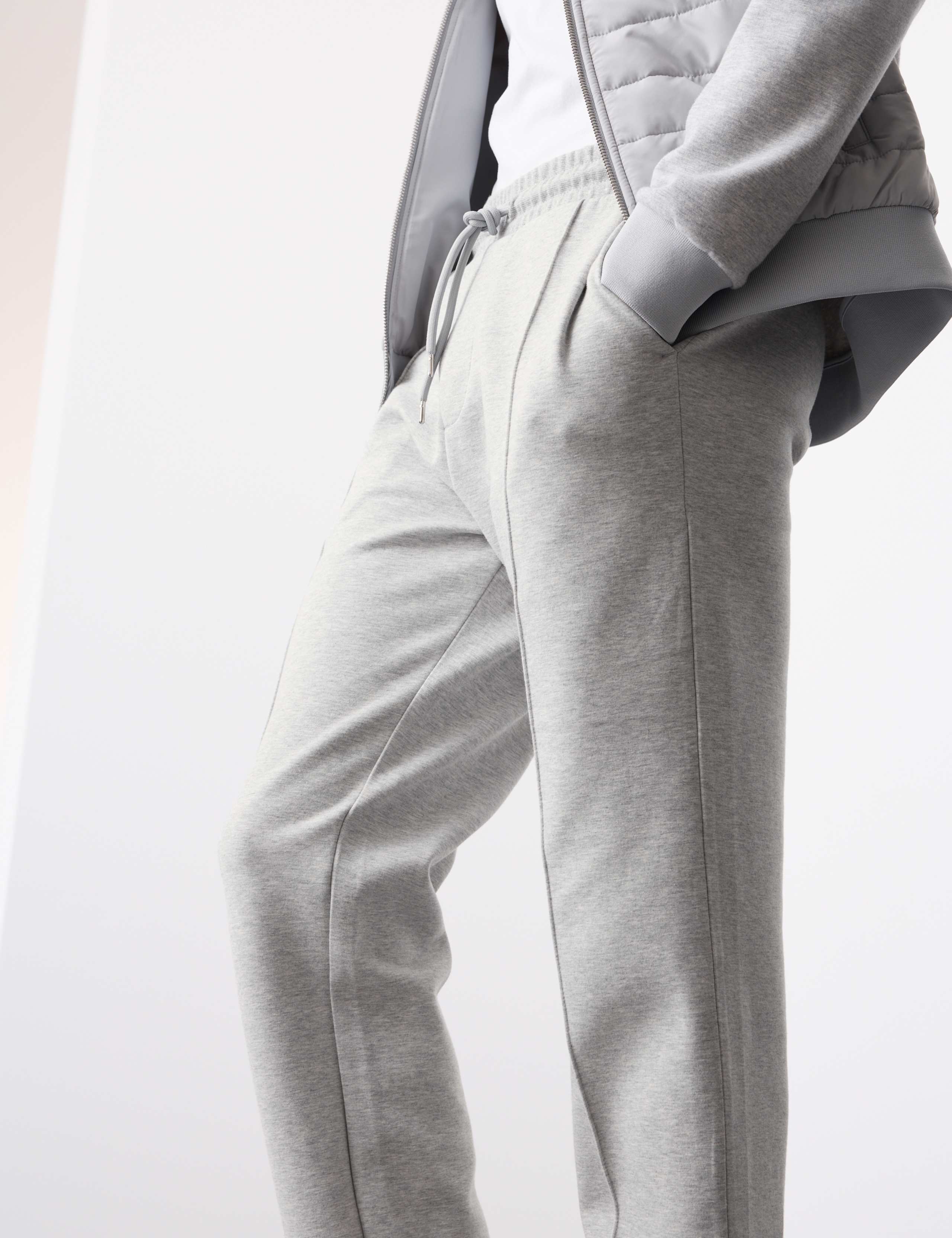 Cotton Rich Pintuck Straight Leg Joggers 6 of 7