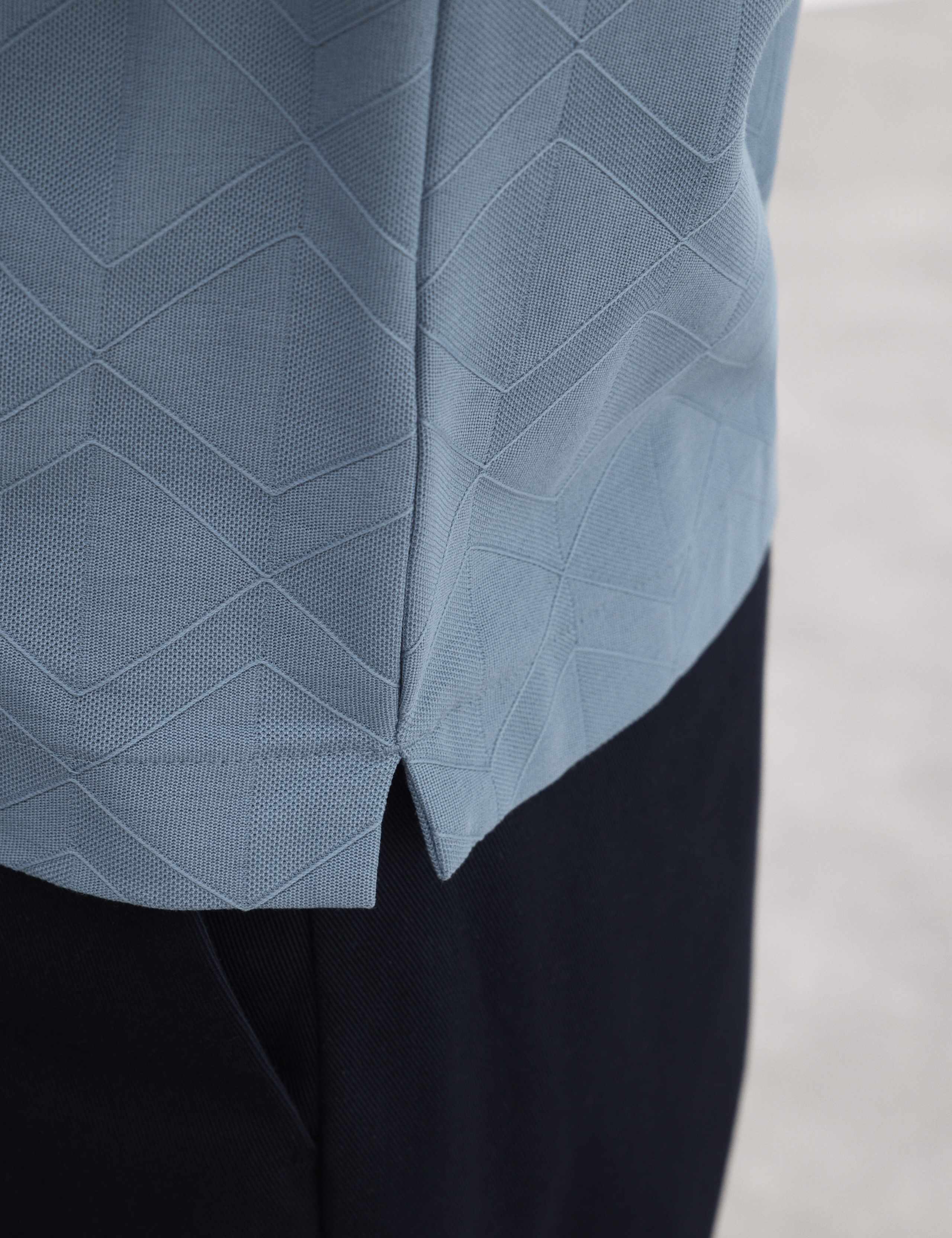 Pure Cotton Textured Polo Shirt 6 of 6