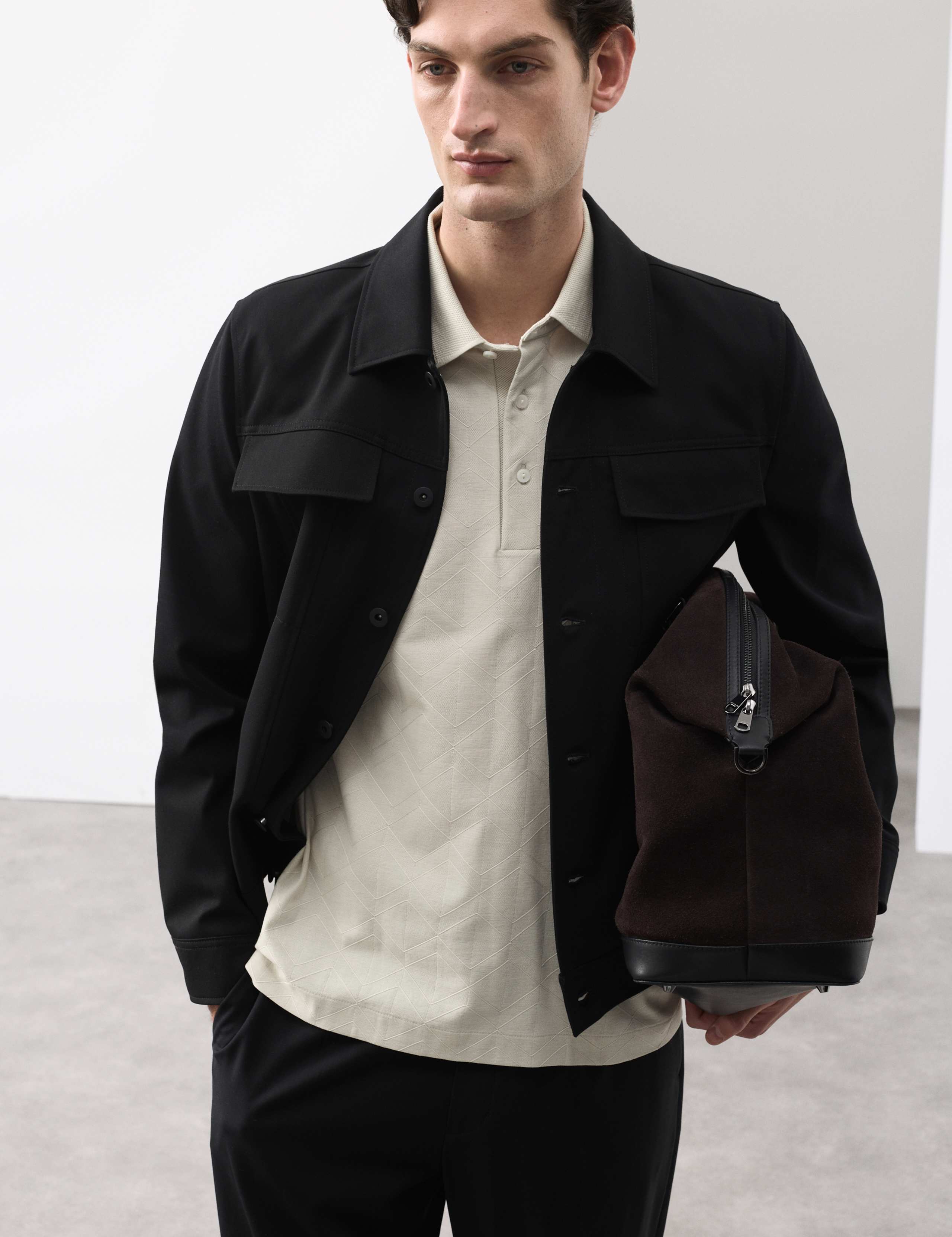 Pure Cotton Textured Polo Shirt 7 of 7