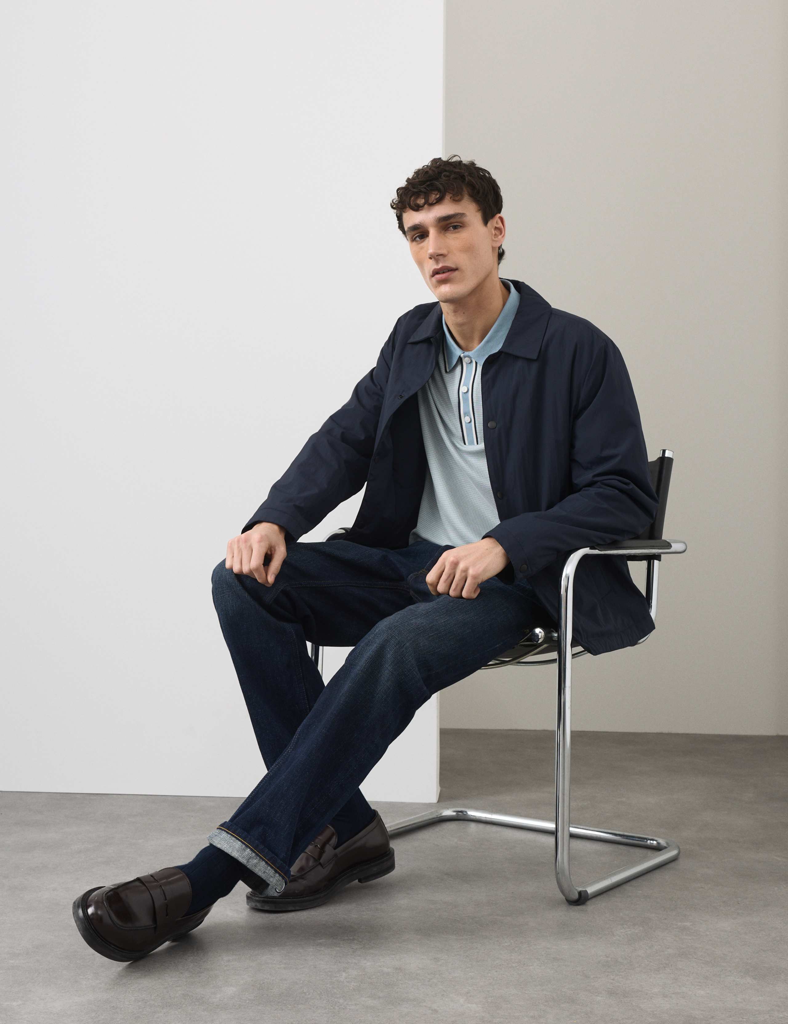 Modal Rich Tipped Soft Polo Shirt 6 of 7