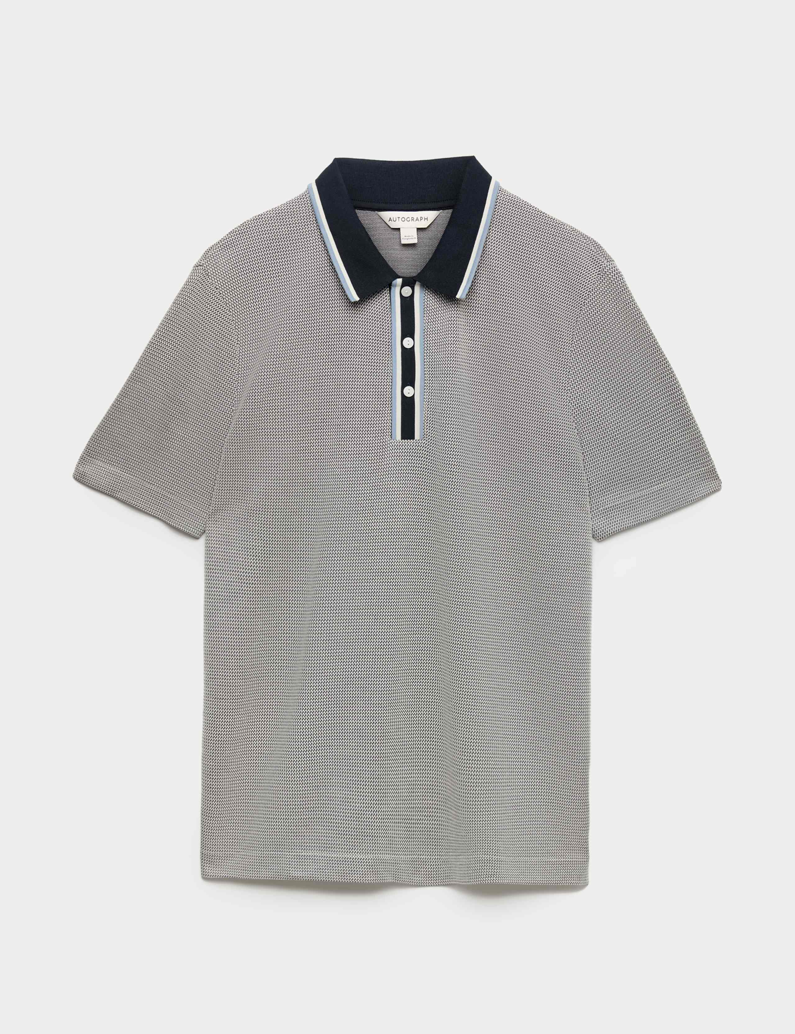 Modal Rich Tipped Soft Polo Shirt 1 of 1