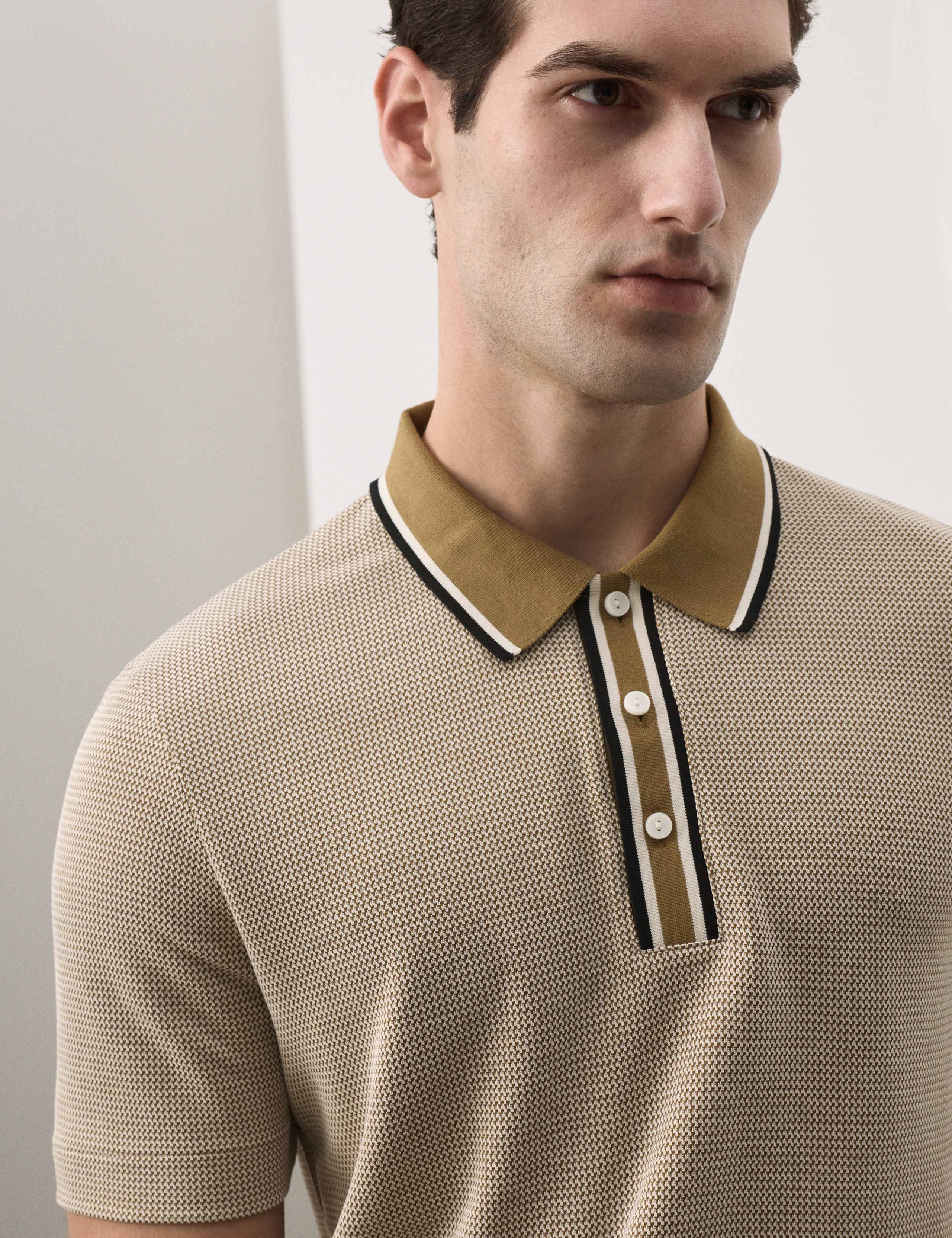 Modal Rich Tipped Soft Polo Shirt 5 of 5
