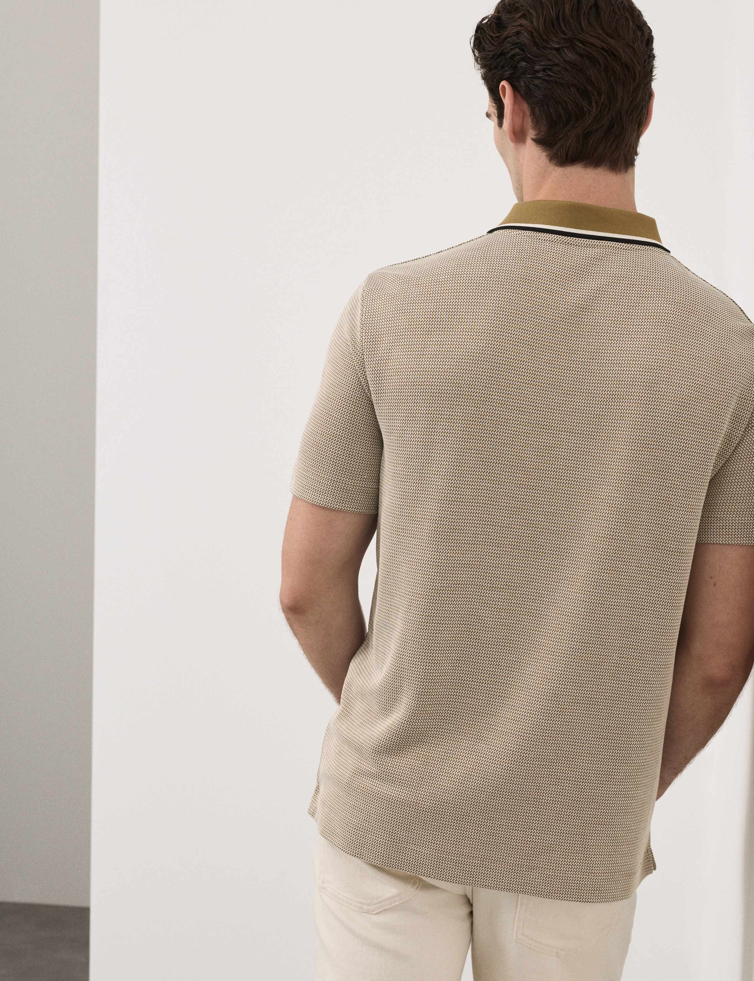 Modal Rich Tipped Soft Polo Shirt 3 of 5