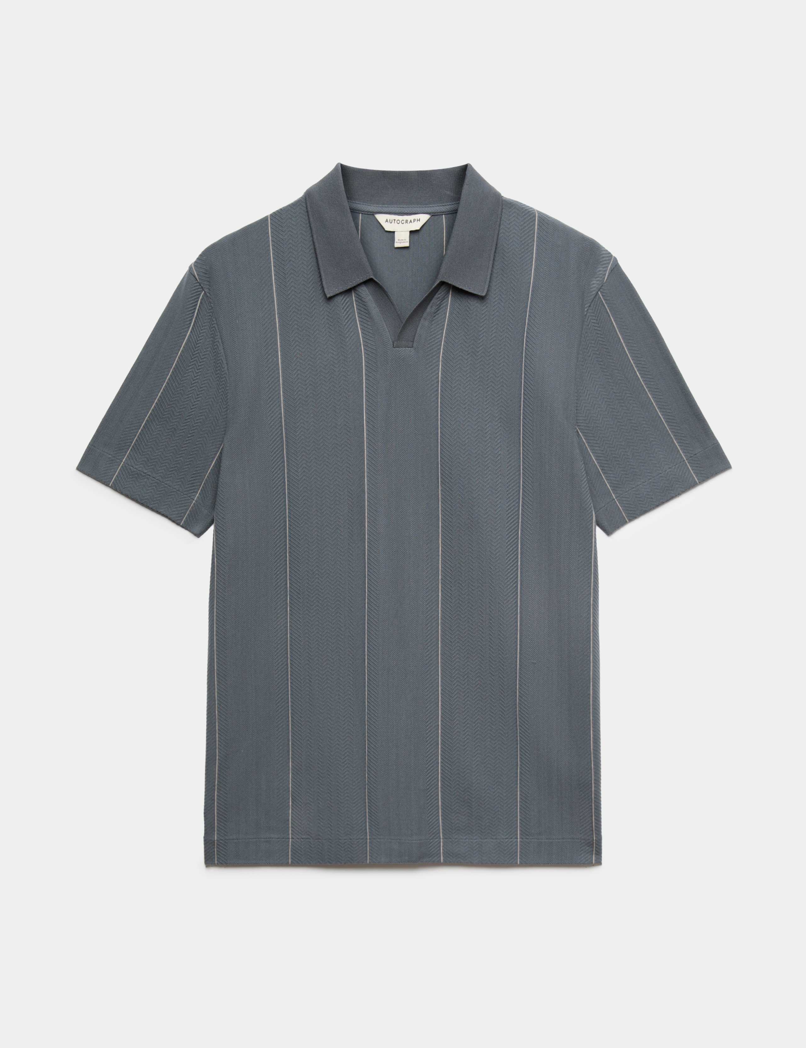 Supima® Cotton Rich Striped Polo Shirt 2 of 7