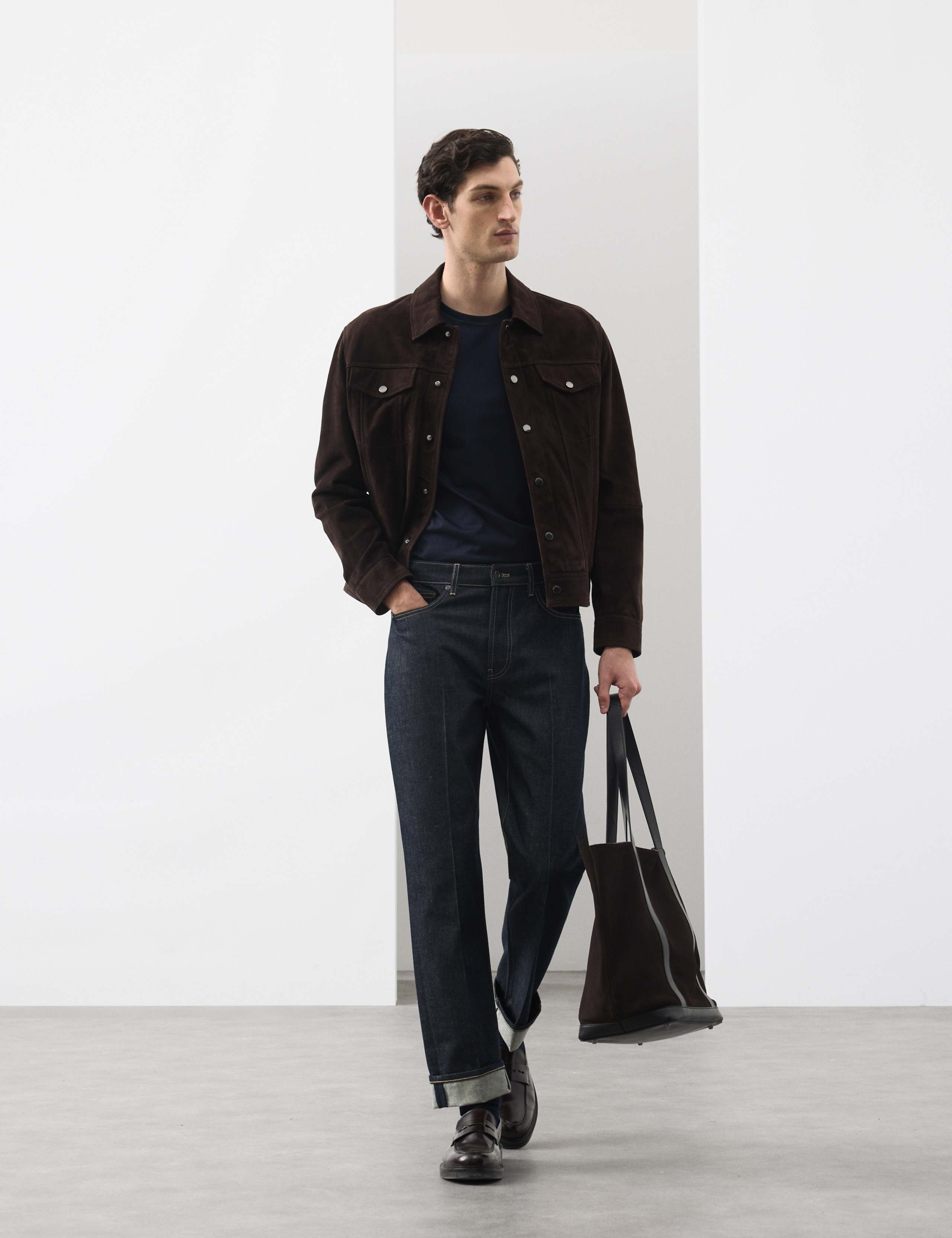 Pure Supima® Cotton Slim Fit Crew Neck T Shirt 3 of 5