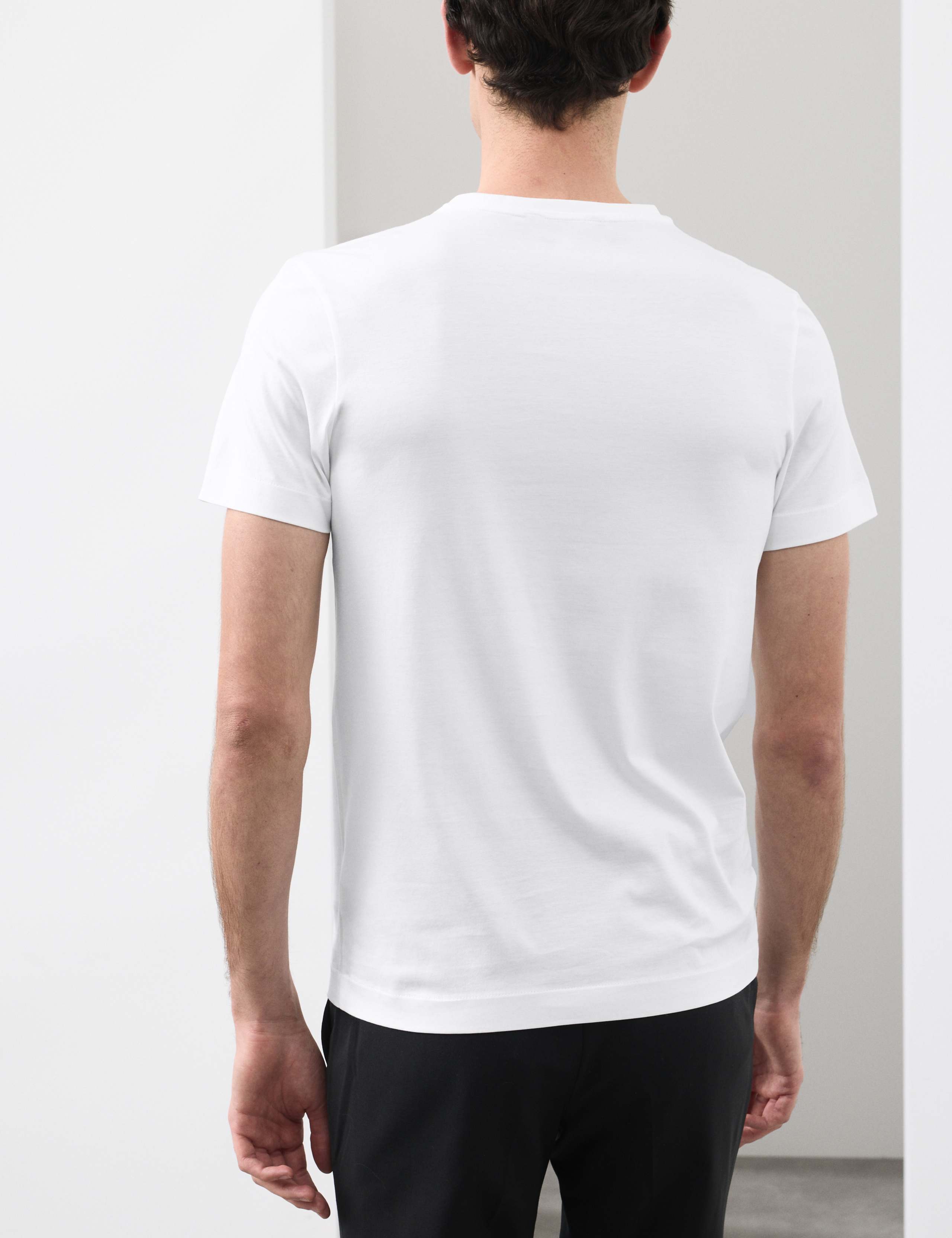 Pure Supima® Cotton Slim Fit Crew Neck T Shirt 5 of 5