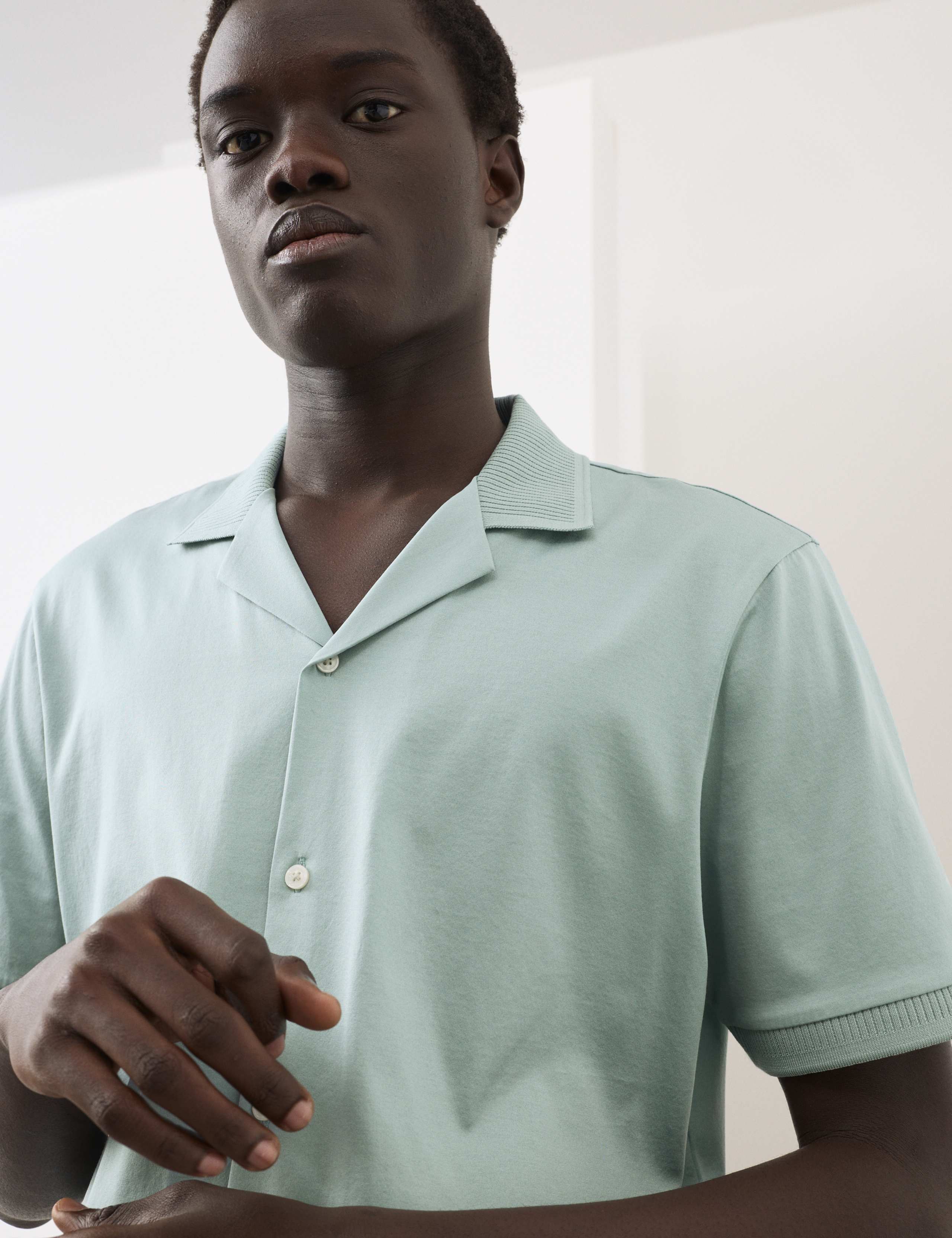 Regular Fit Pure Cotton Short Sleeve Shirt 1 of 7