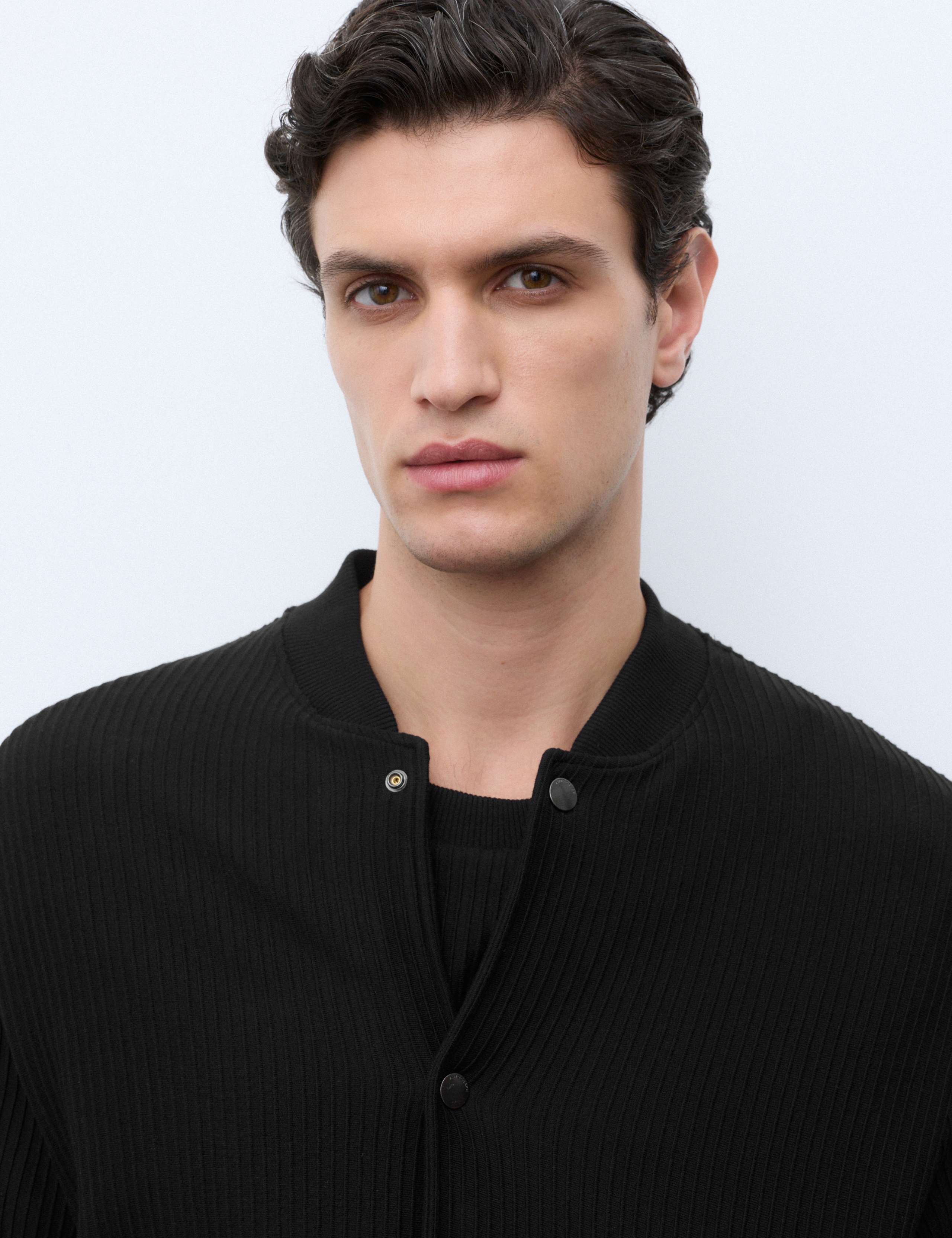 Cotton Rich Ottoman Knitted Bomber Jacket 8 of 8
