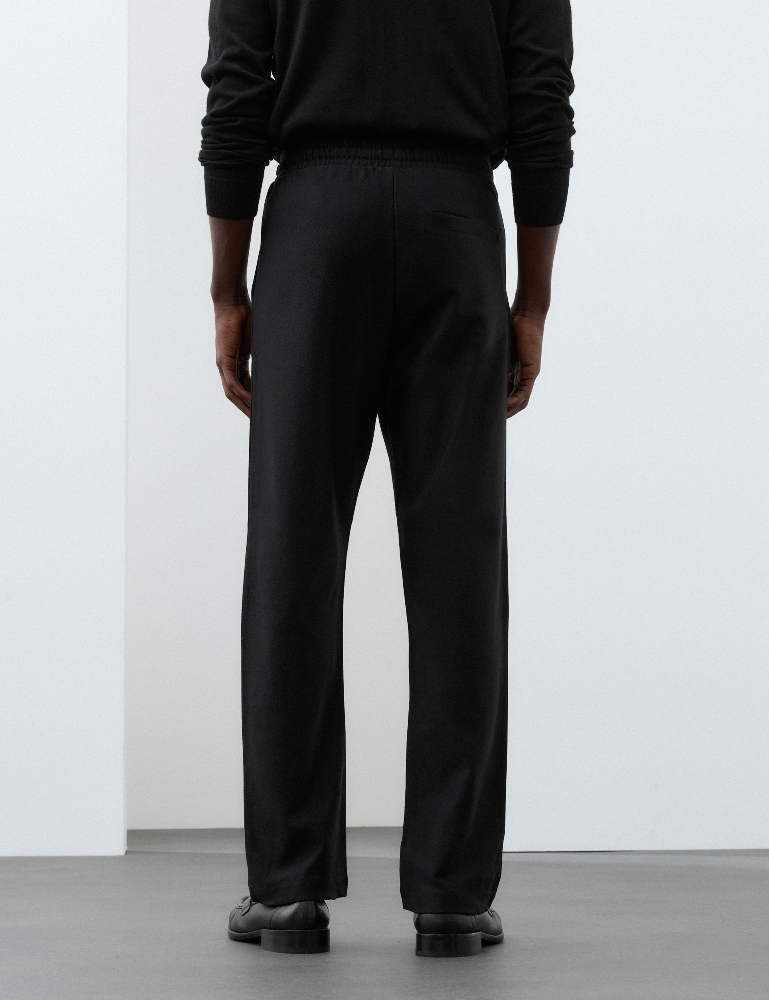 Pure Cotton Twill Single Pleat Trousers 3 of 6