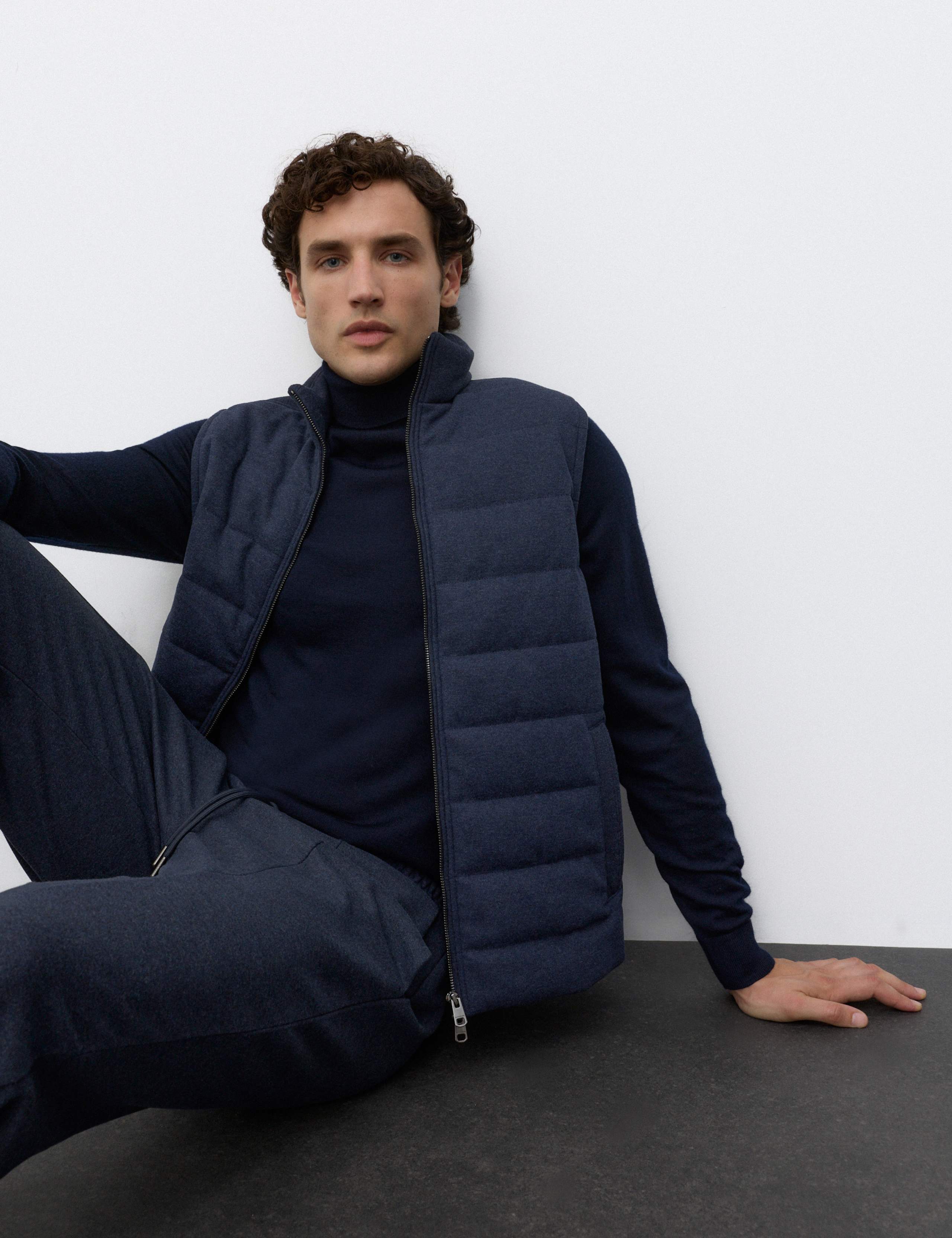 Elasticated Waist Joggers with Wool 5 of 7