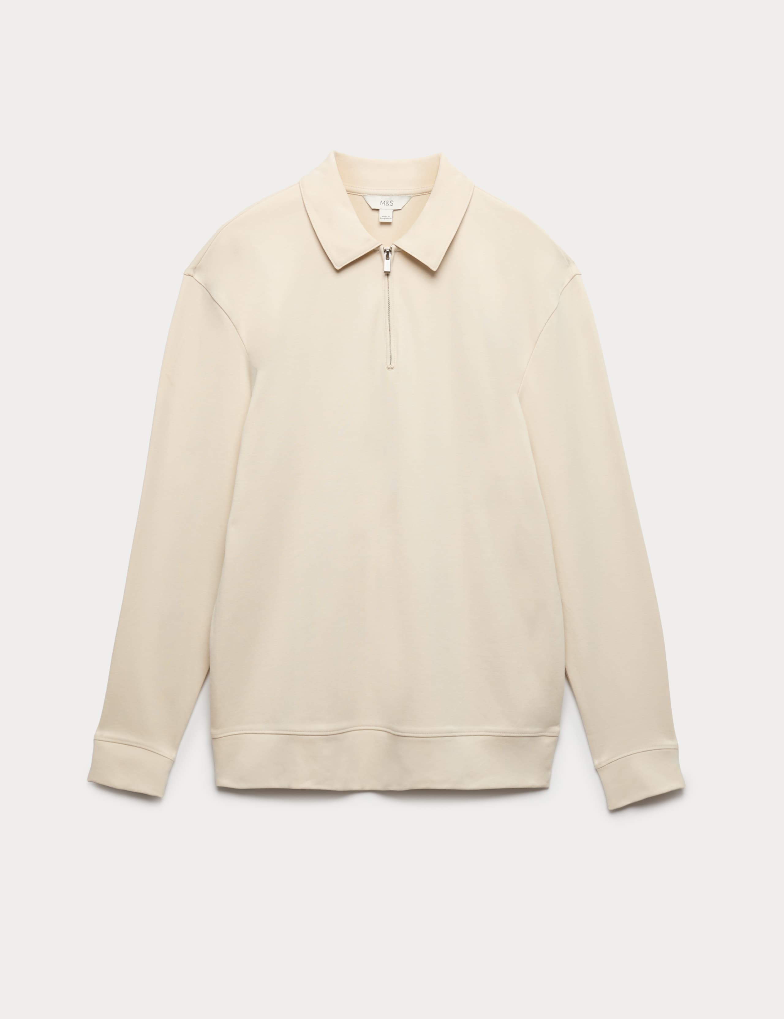 Cotton Rich Half Zip Sweatshirt 2 of 5