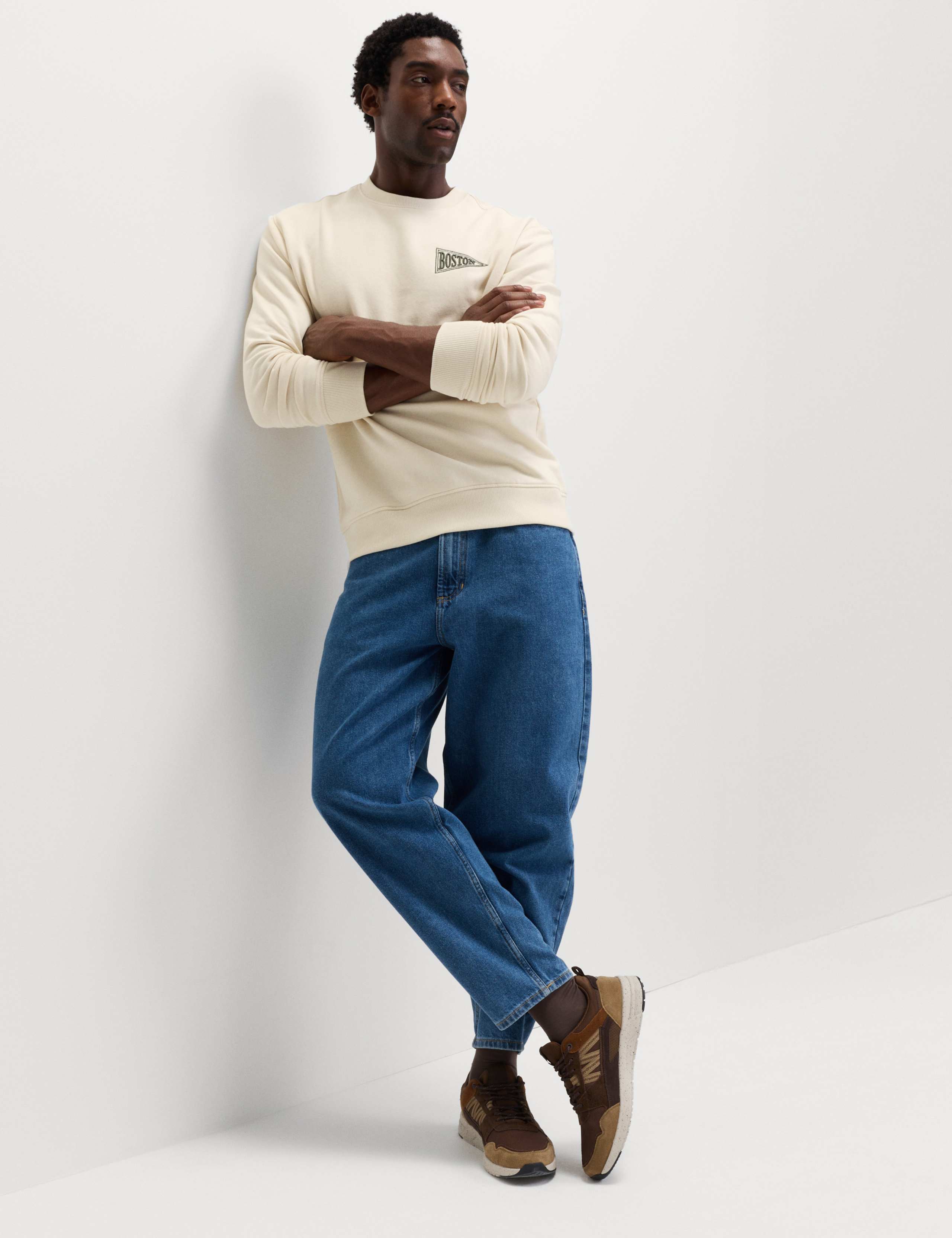 Cotton Rich Boston Embroidered Sweatshirt 5 of 5