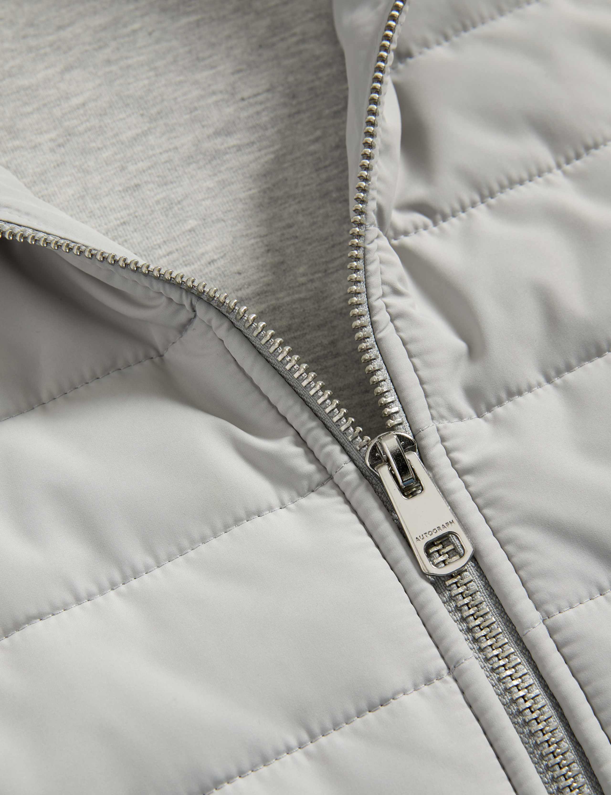 Cotton Rich Zip Up Quilted Gilet with Stormwear™ 8 of 8