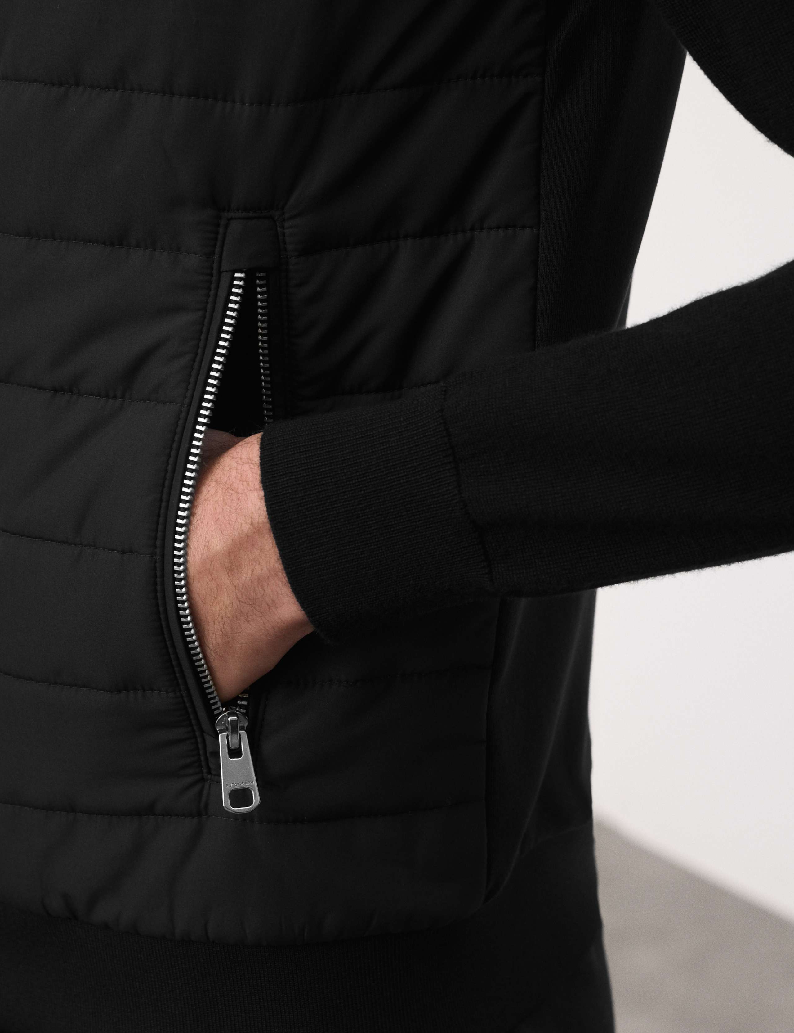 Cotton Rich Zip Up Quilted Gilet with Stormwear™ 9 of 10