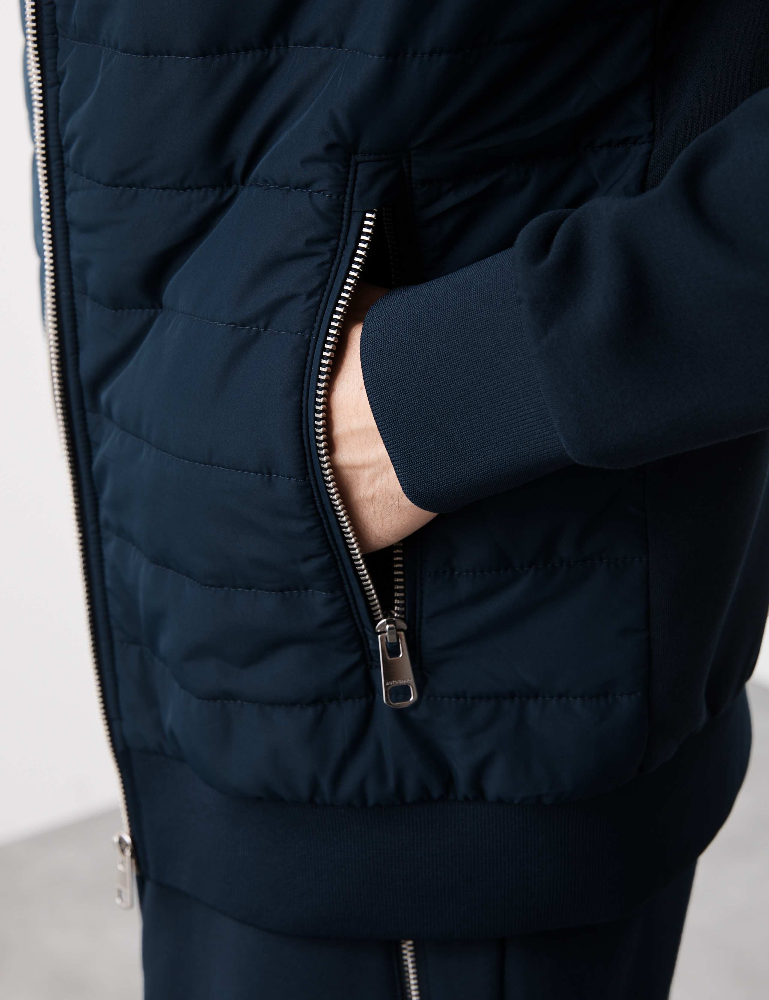 Cotton Rich Zip Up Hooded Jacket with Stormwear™ 4 of 6